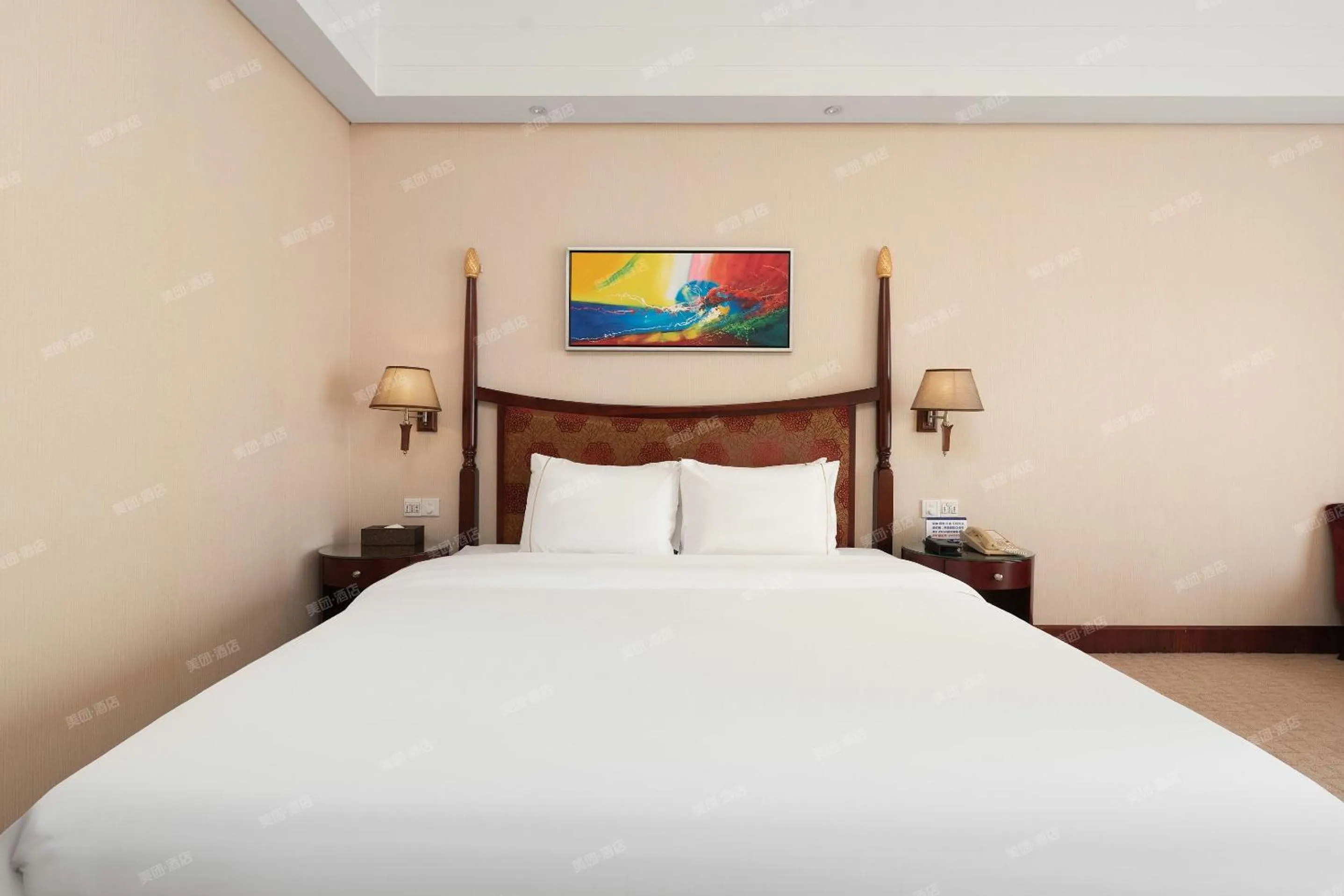 Bed in 深圳国际会展中心凯嘉酒店-Shenzhen Kaijia Hotel-Shenzhen-World