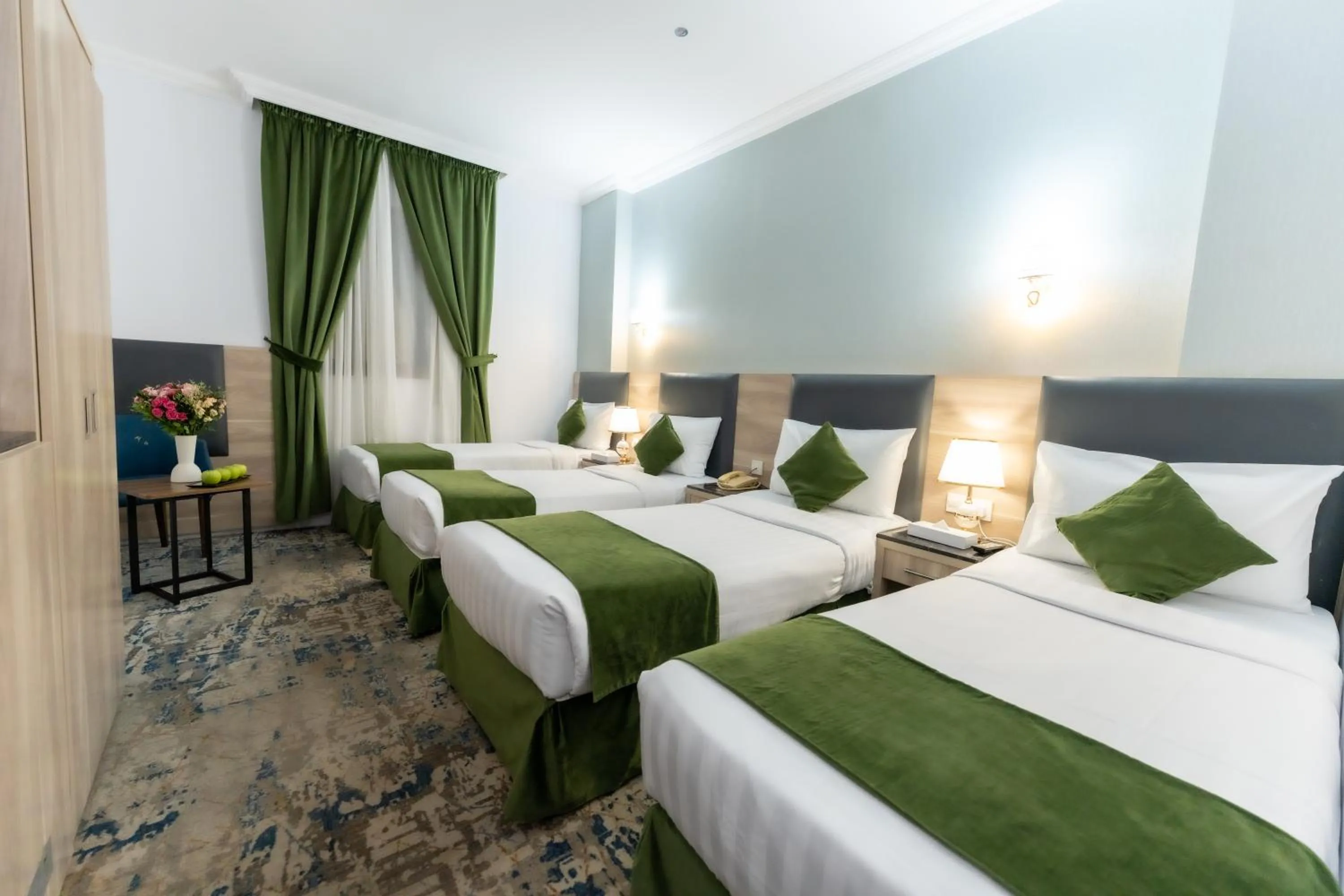 Bed in Hayah Al Masi Hotel