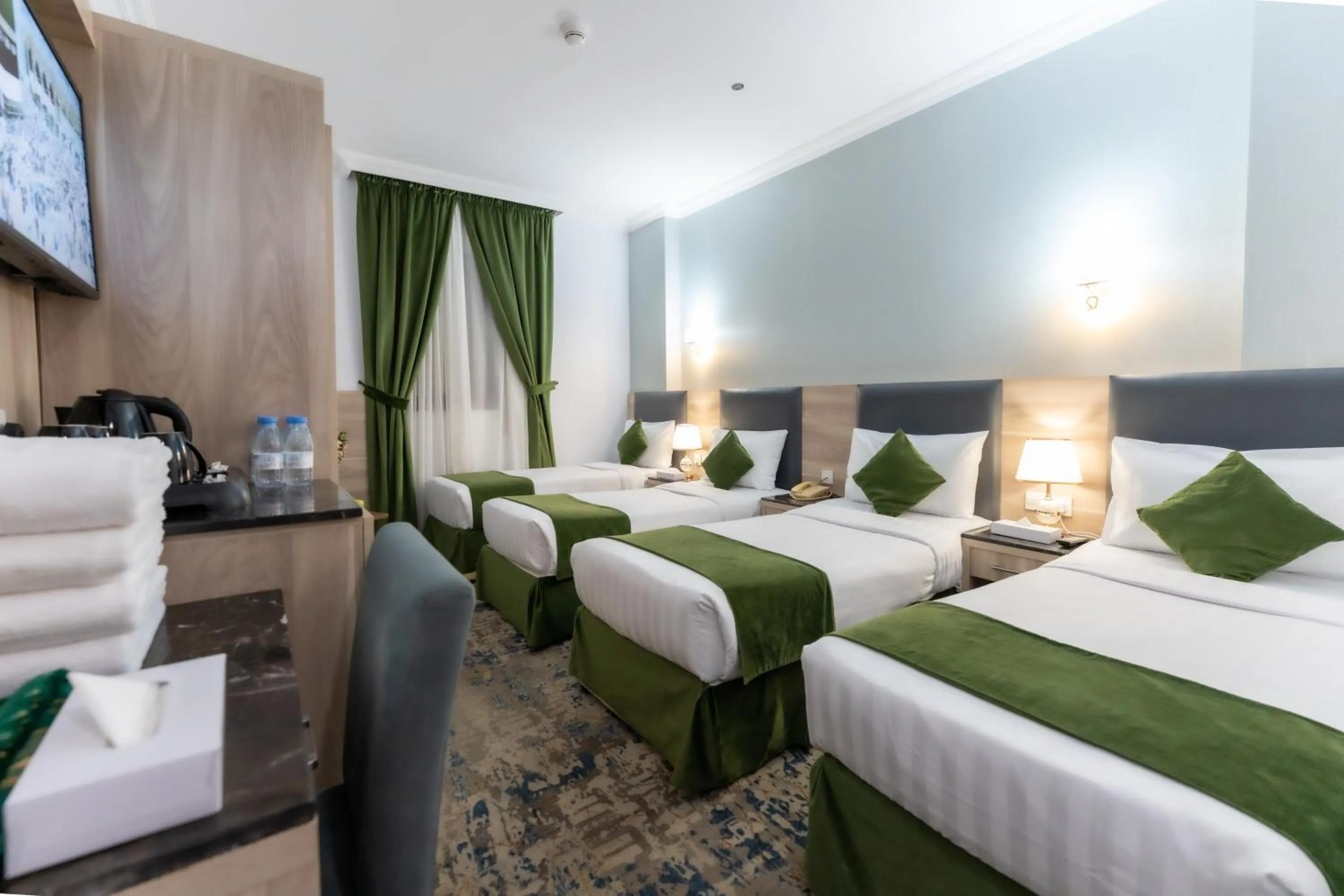 Bed in Hayah Al Masi Hotel