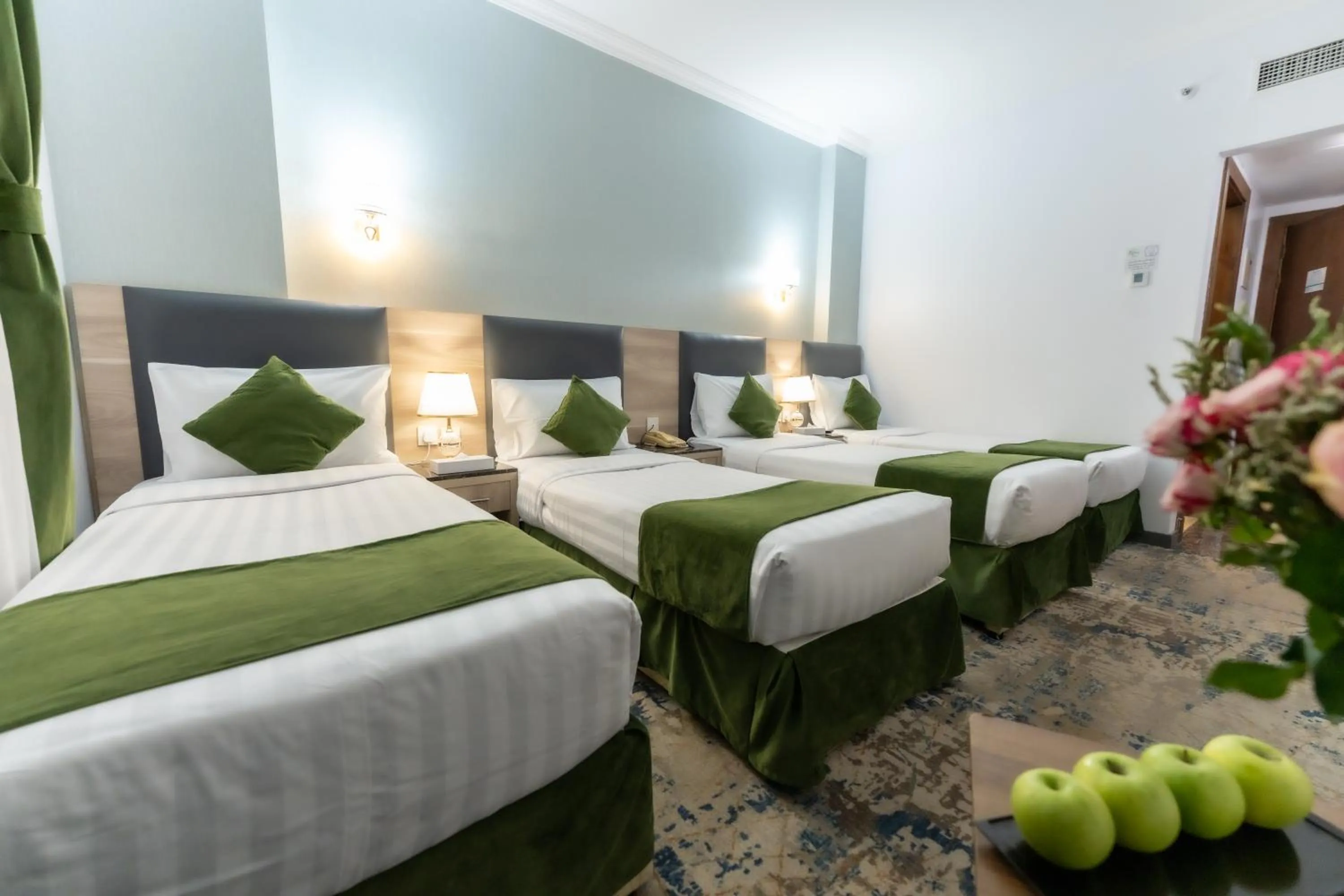 Bed in Hayah Al Masi Hotel