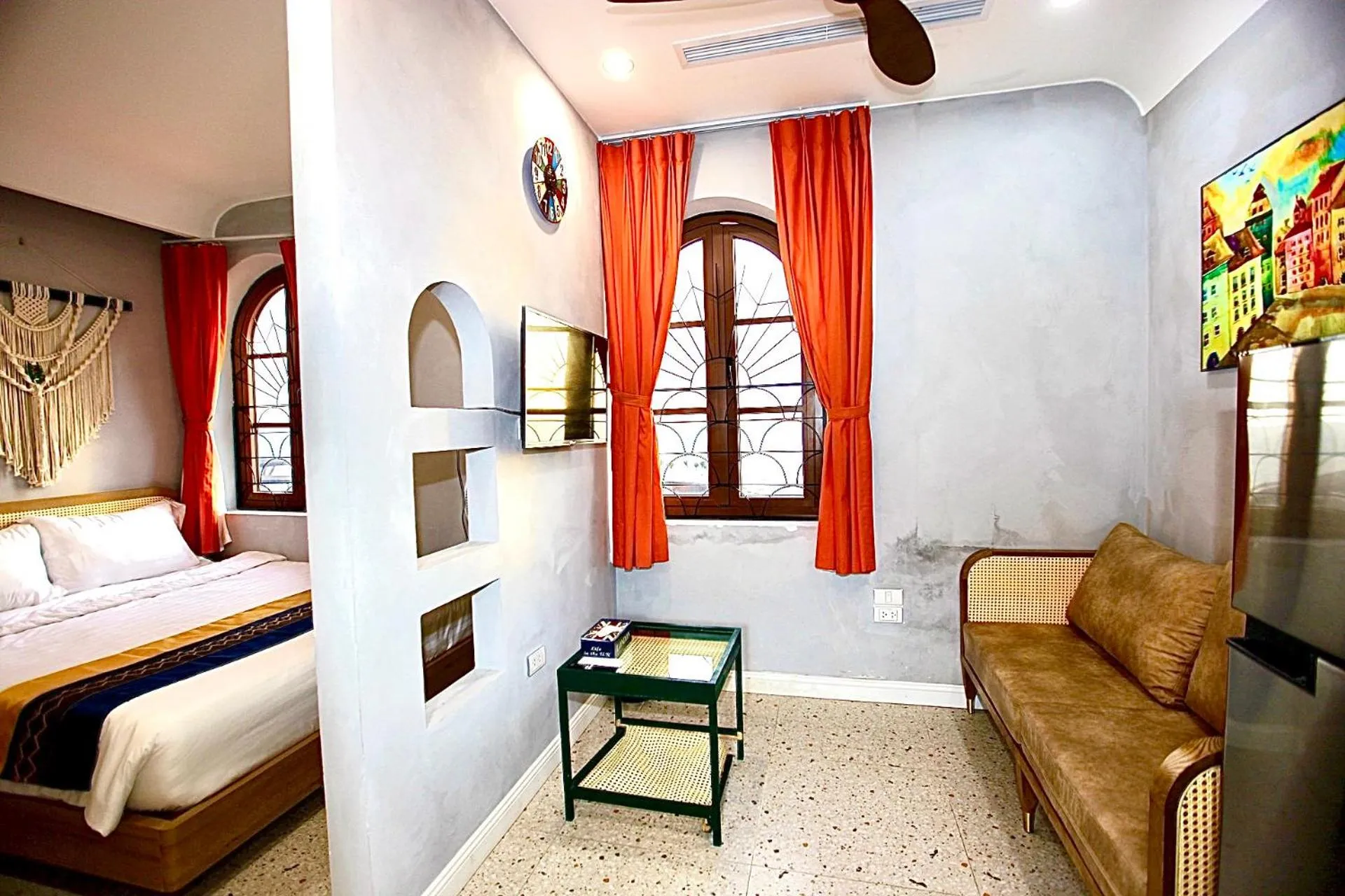 Living room, Bed in Rova Hotel Phú Quốc