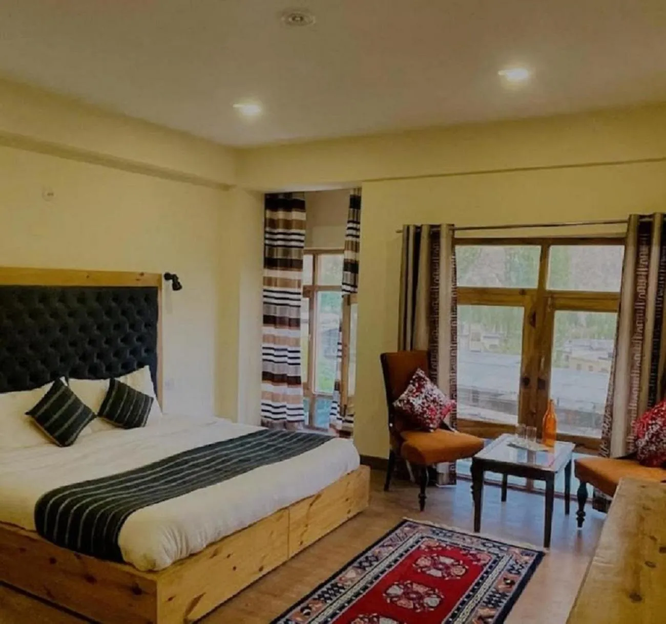 Deluxe Double Room in Hotel DE Suzain-Leh