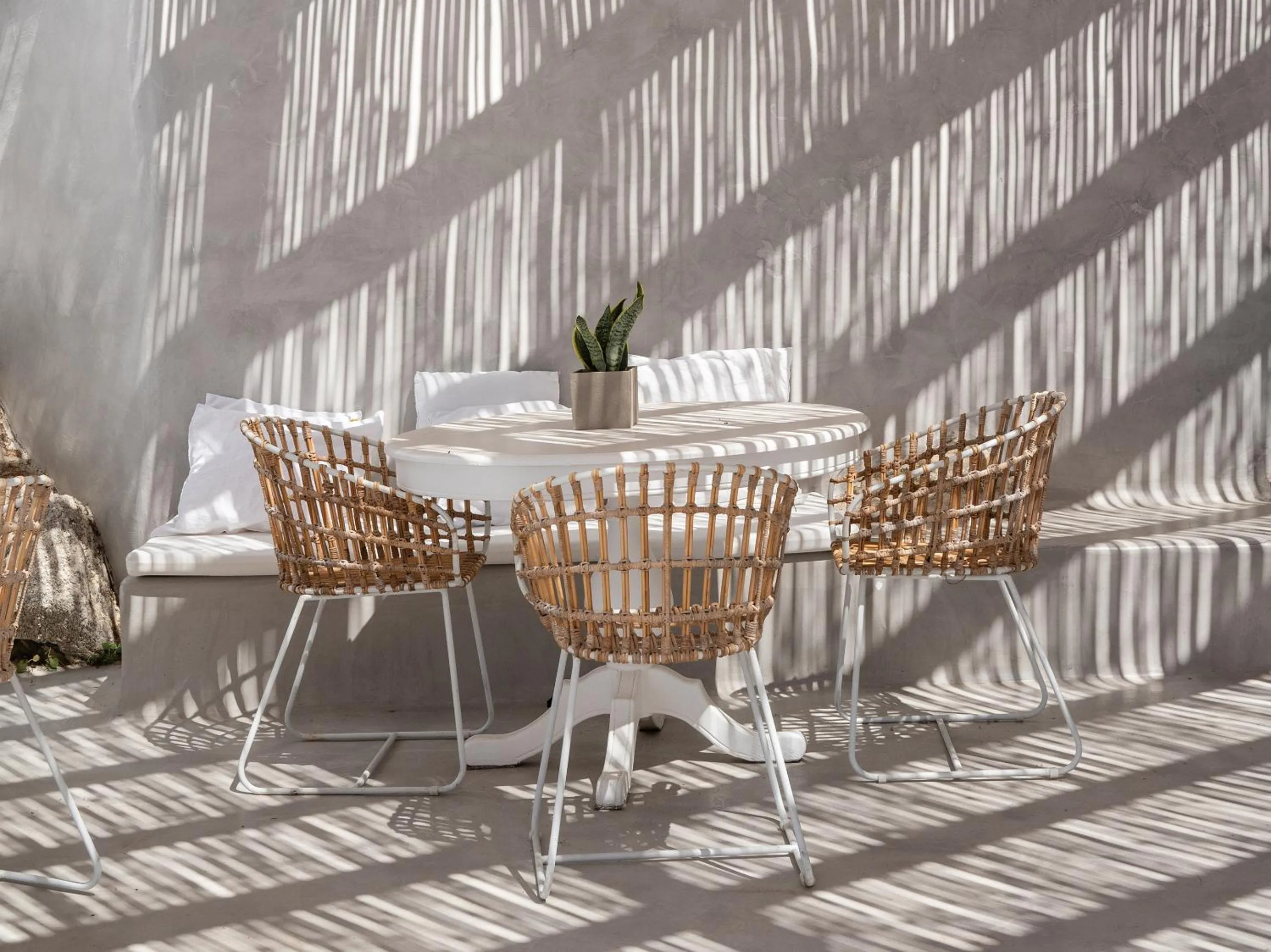 Dining area in Mykonos Blu, A Grecotel Resort to Live