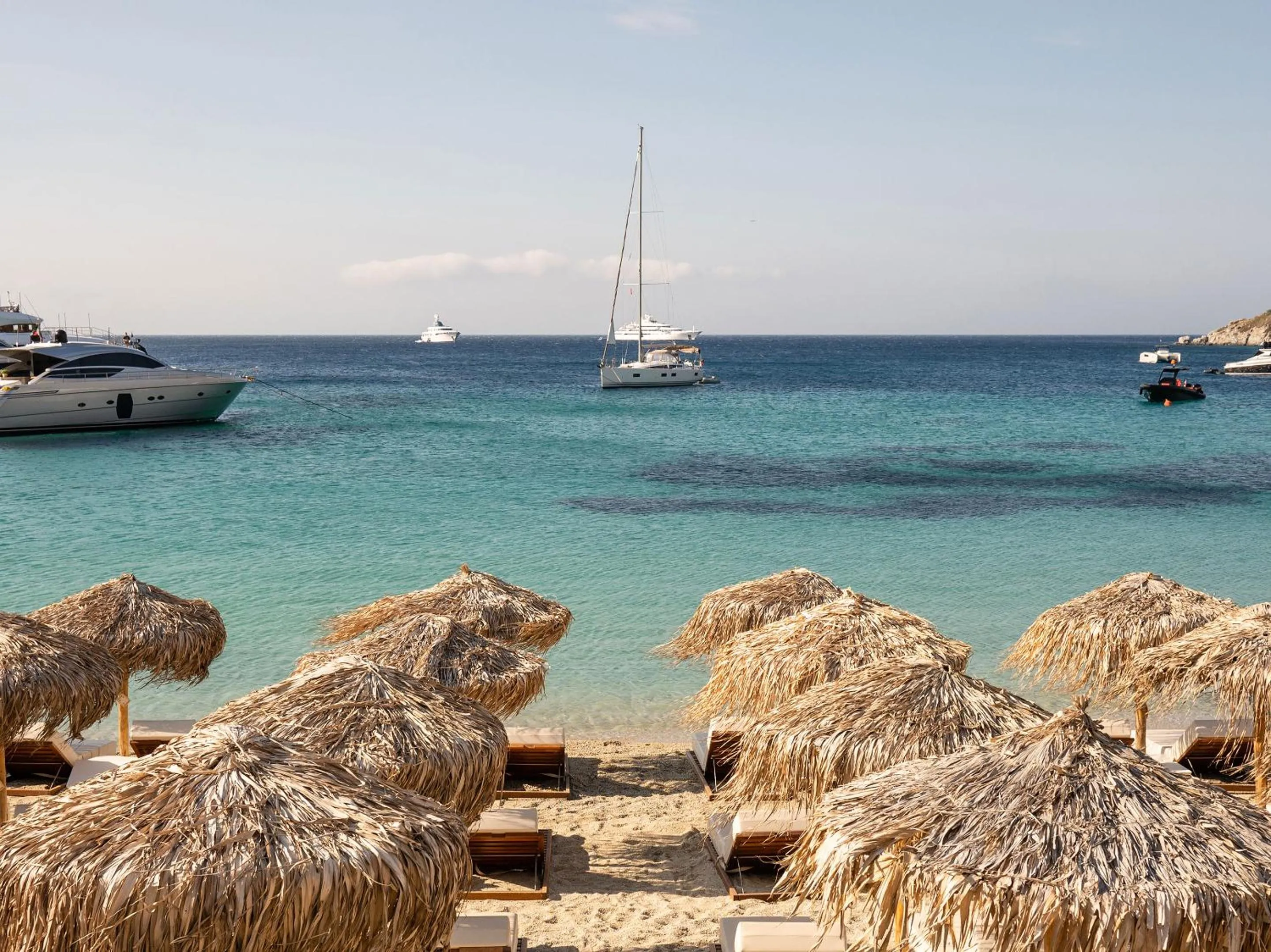 Beach in Mykonos Blu, A Grecotel Resort to Live