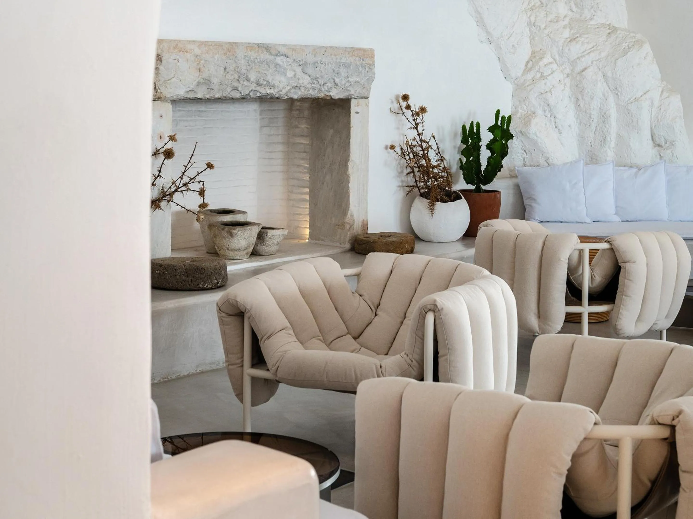 Seating area in Mykonos Blu, A Grecotel Resort to Live