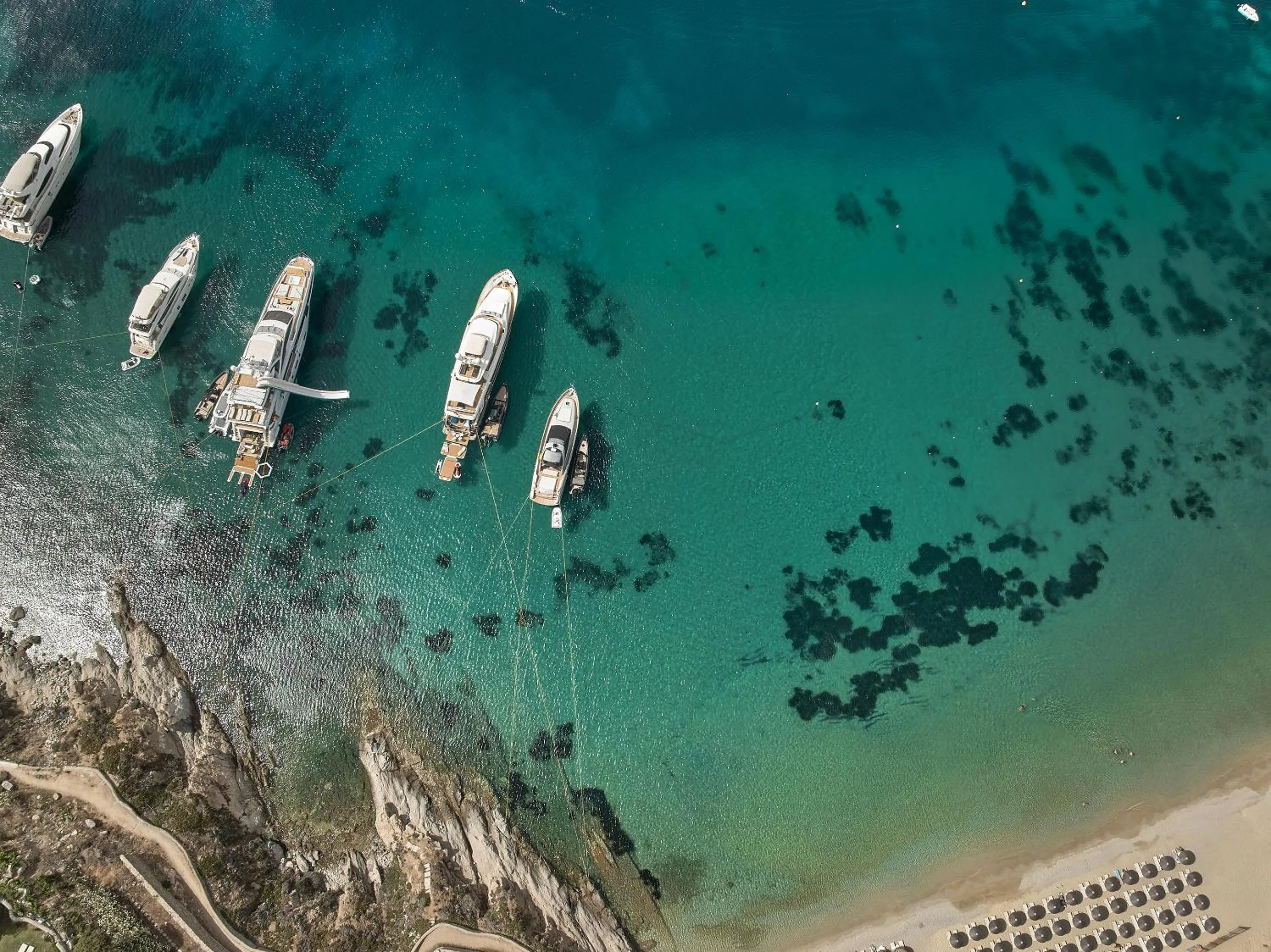 Beach in Mykonos Blu, A Grecotel Resort to Live