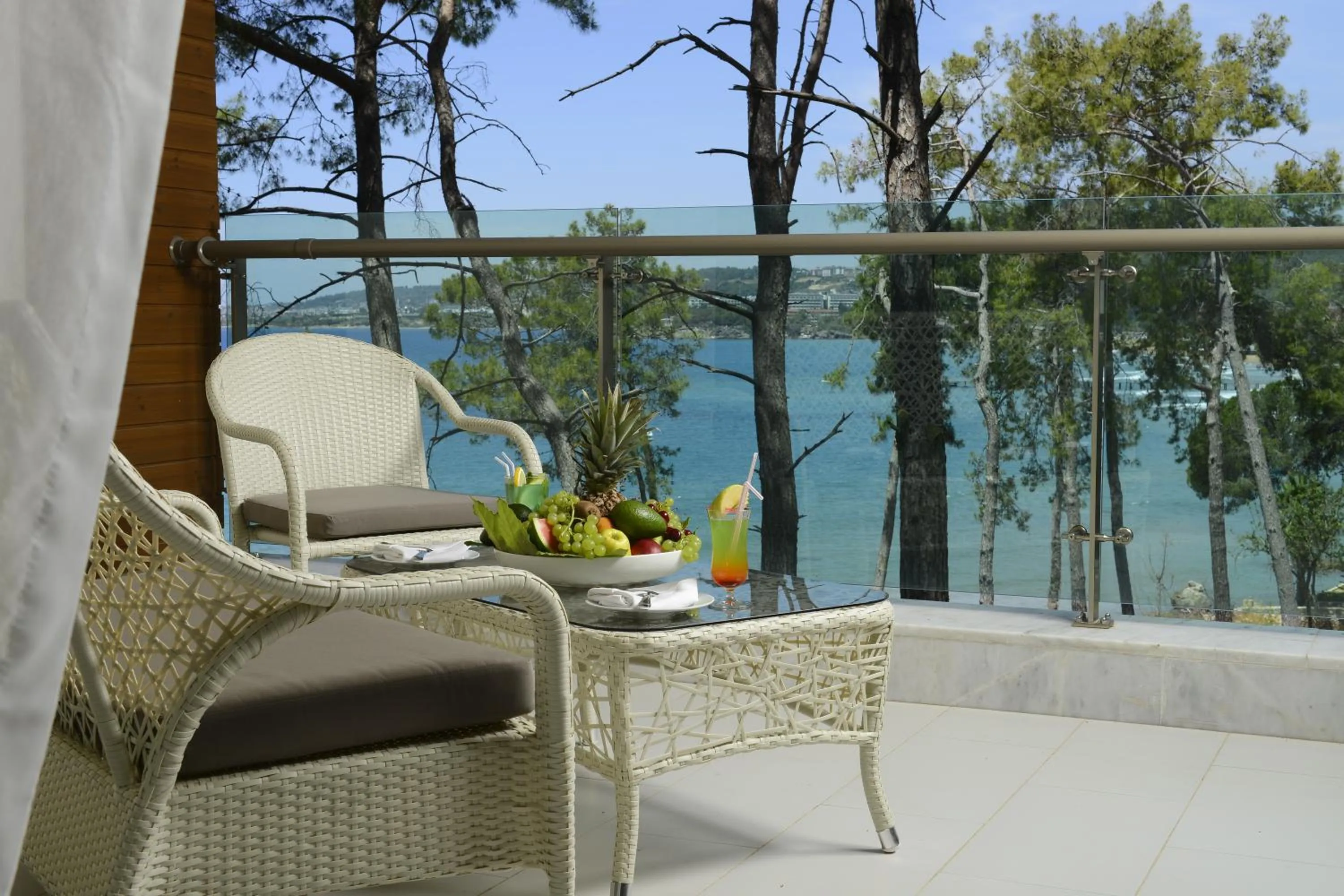 Patio in Wome Prime Hotel - Halal All Inclusive