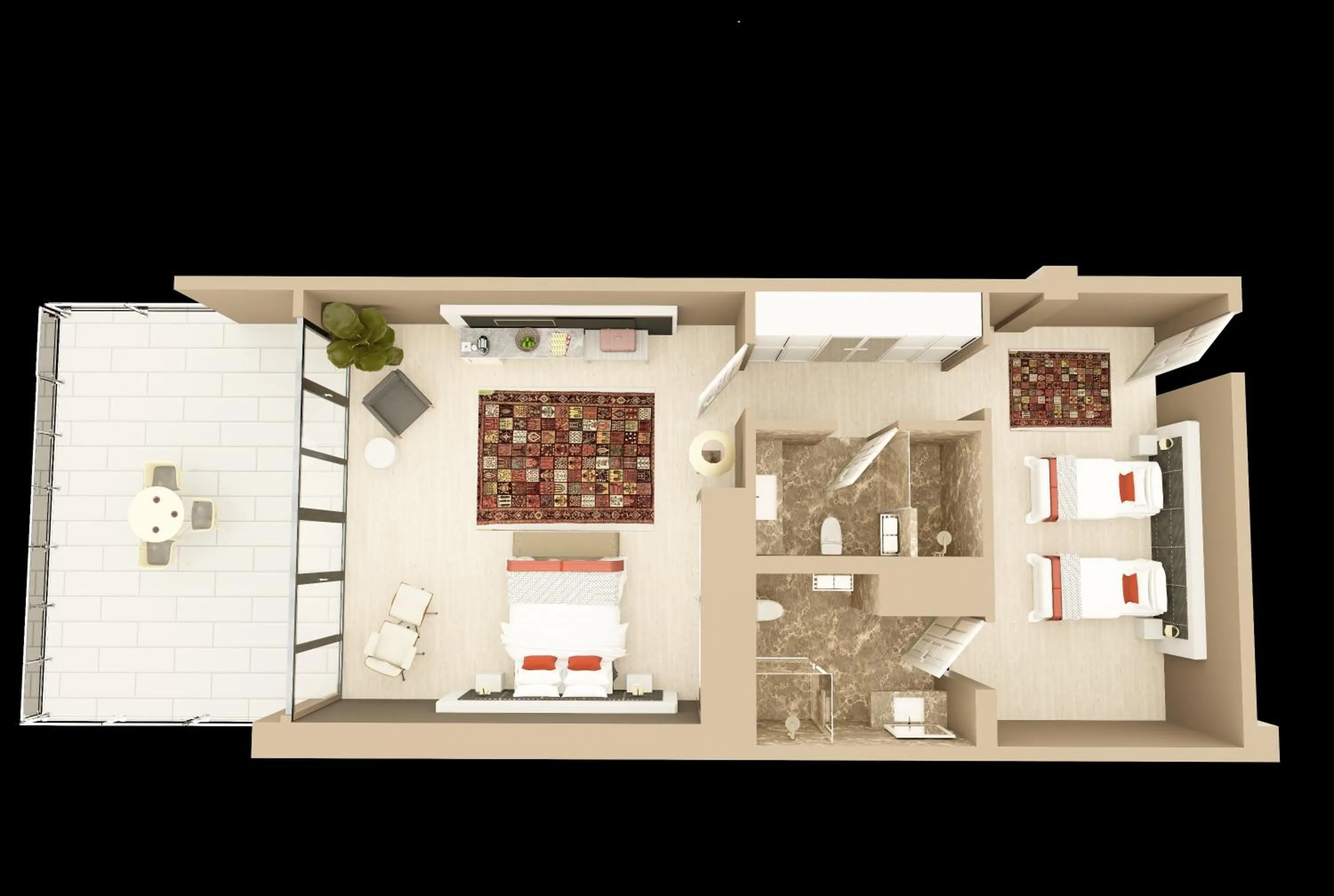 Photo of the whole room in Wome Prime Hotel - Halal All Inclusive