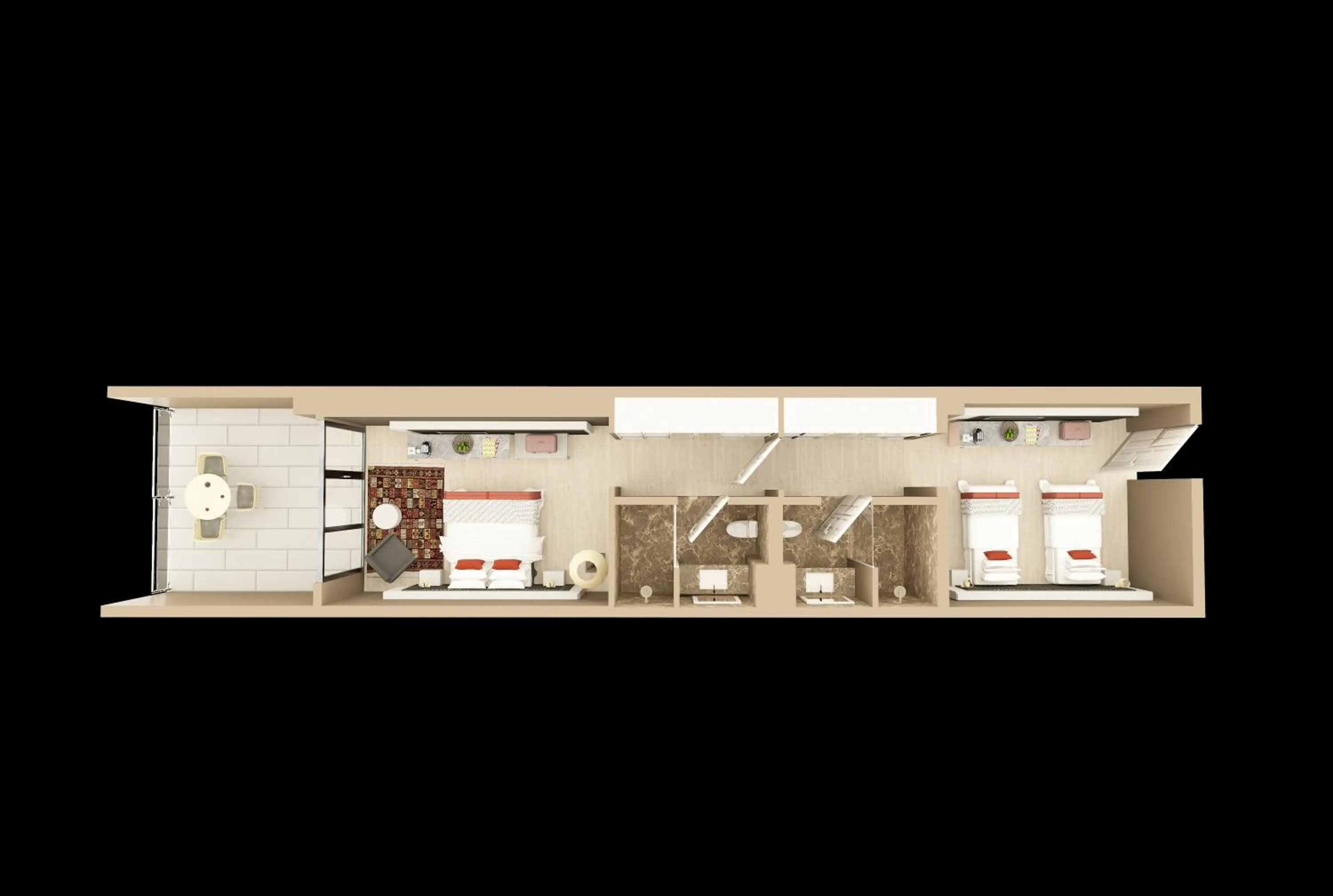 Photo of the whole room in Wome Prime Hotel - Halal All Inclusive