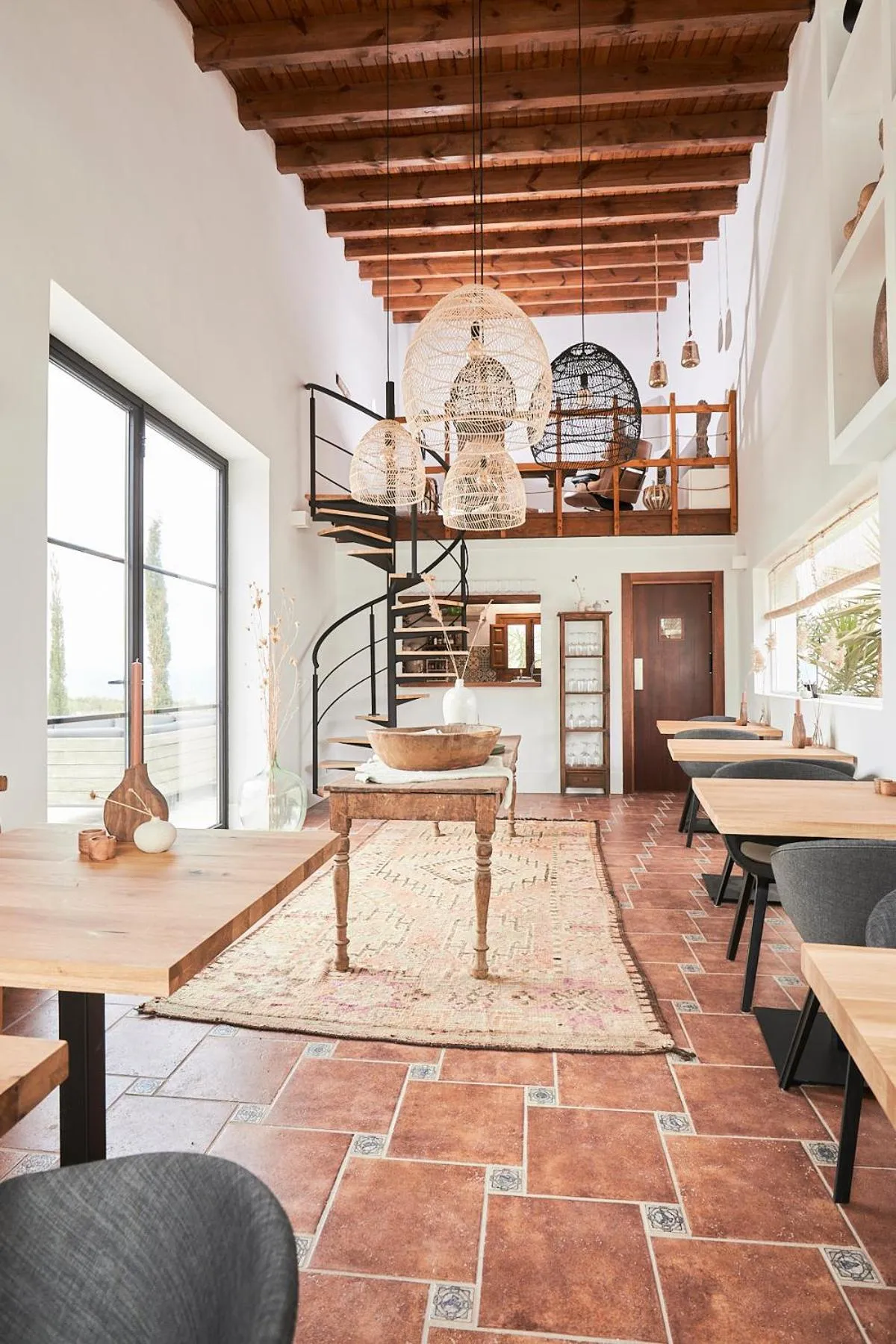 Restaurant/places to eat in Finca las Calmas boutique hotel & retreats