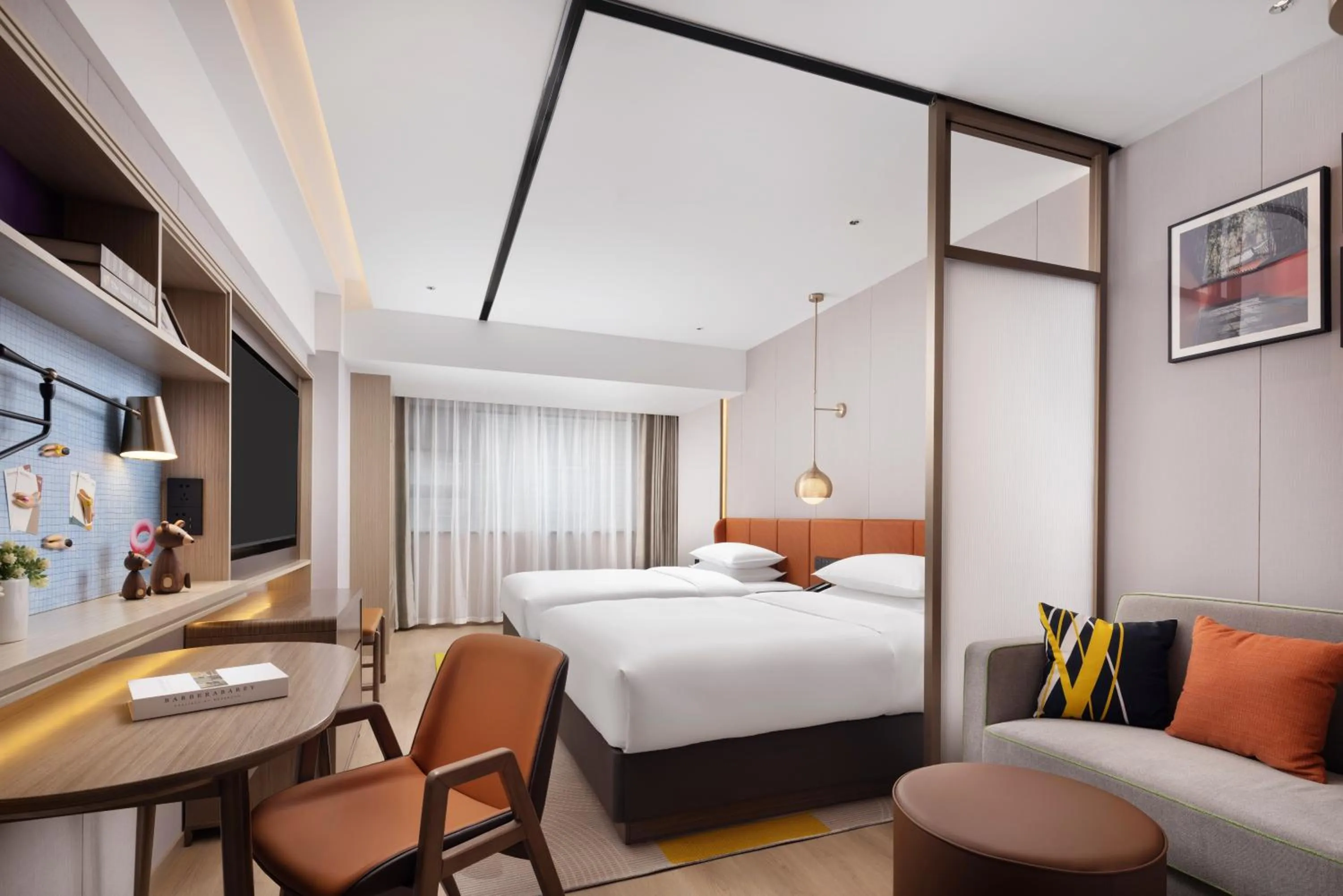 Bed in Home2 Suites by Hilton Chengdu Kuanzhai Alley