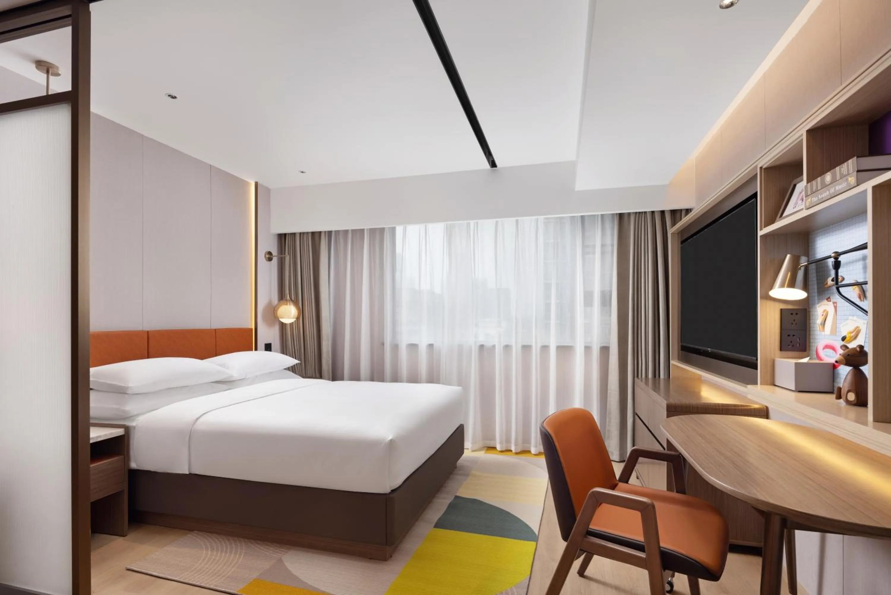Bed in Home2 Suites by Hilton Chengdu Kuanzhai Alley