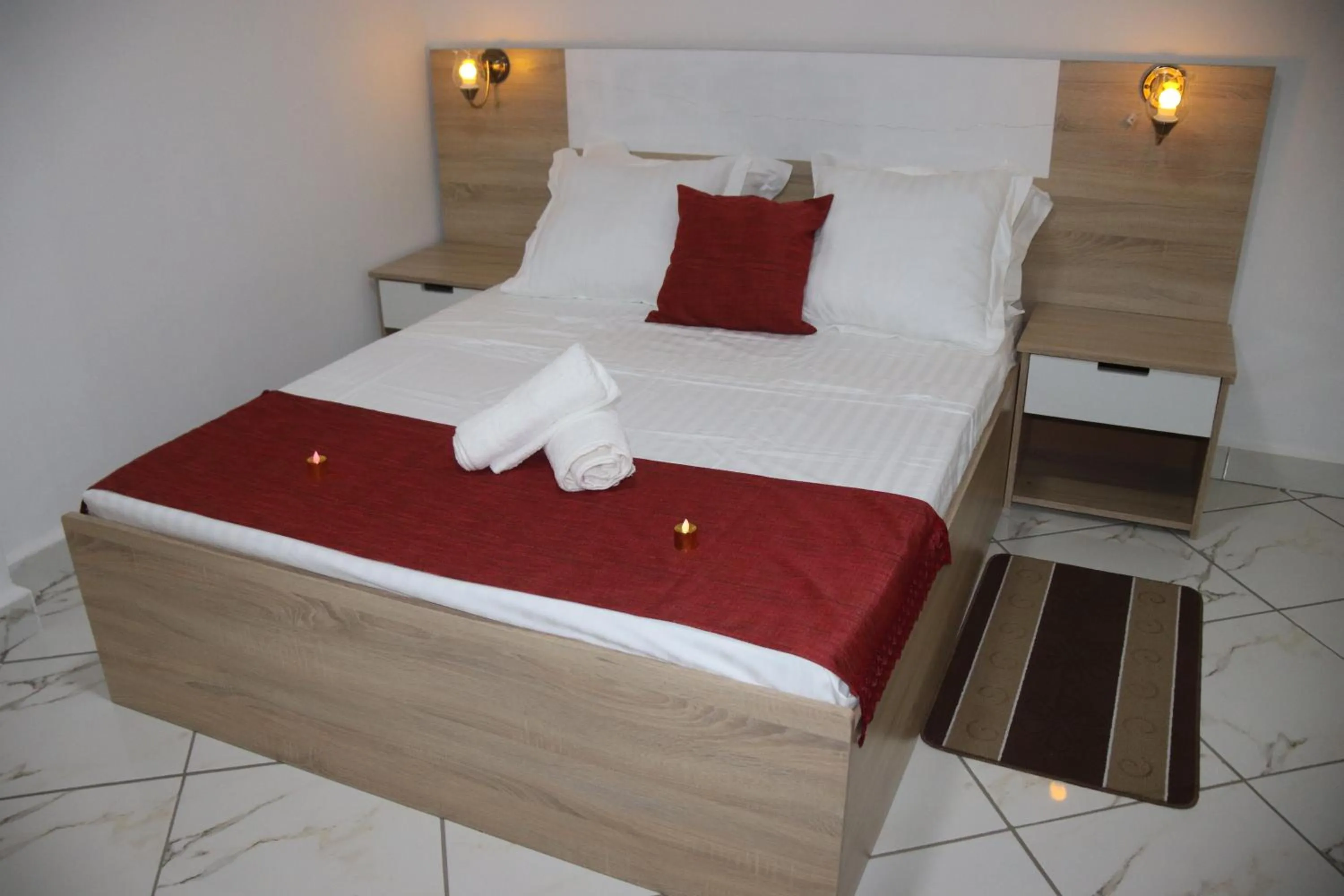 Bed in Hary's Aparthotel