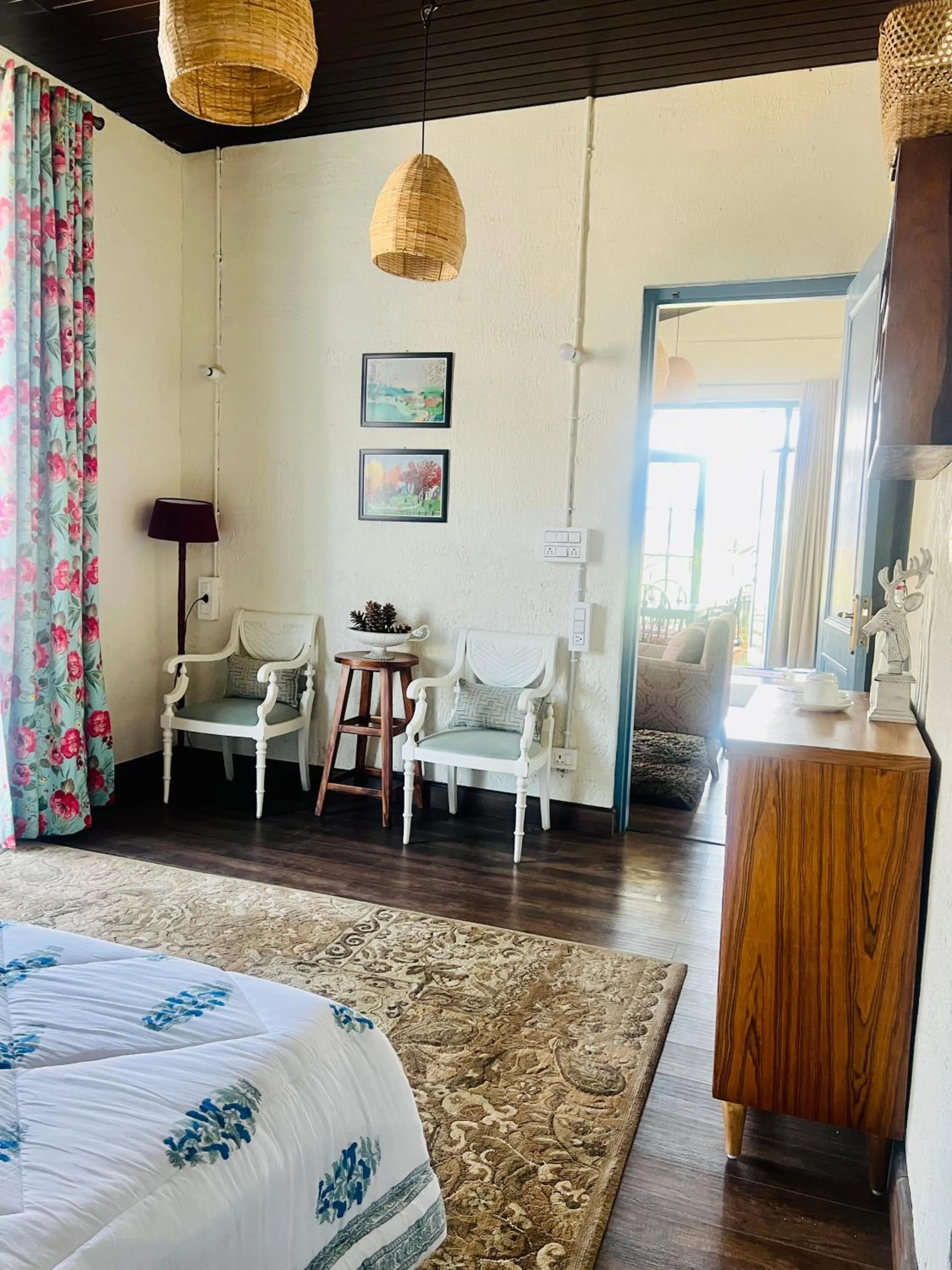 Bedroom, Bed in Faraway Cottages, Auli