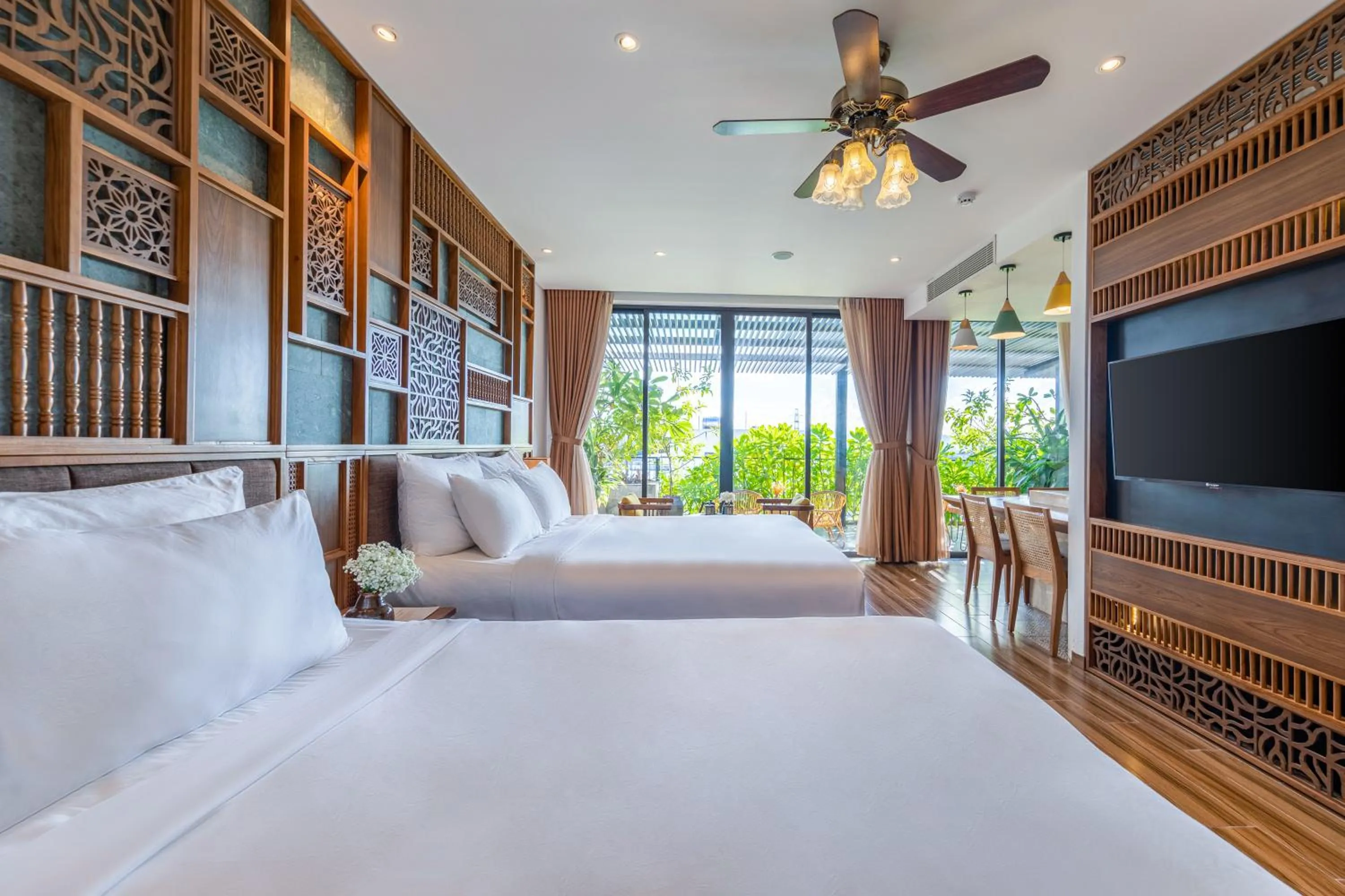 Bed in Bonny Boutique Hotel Da Nang
