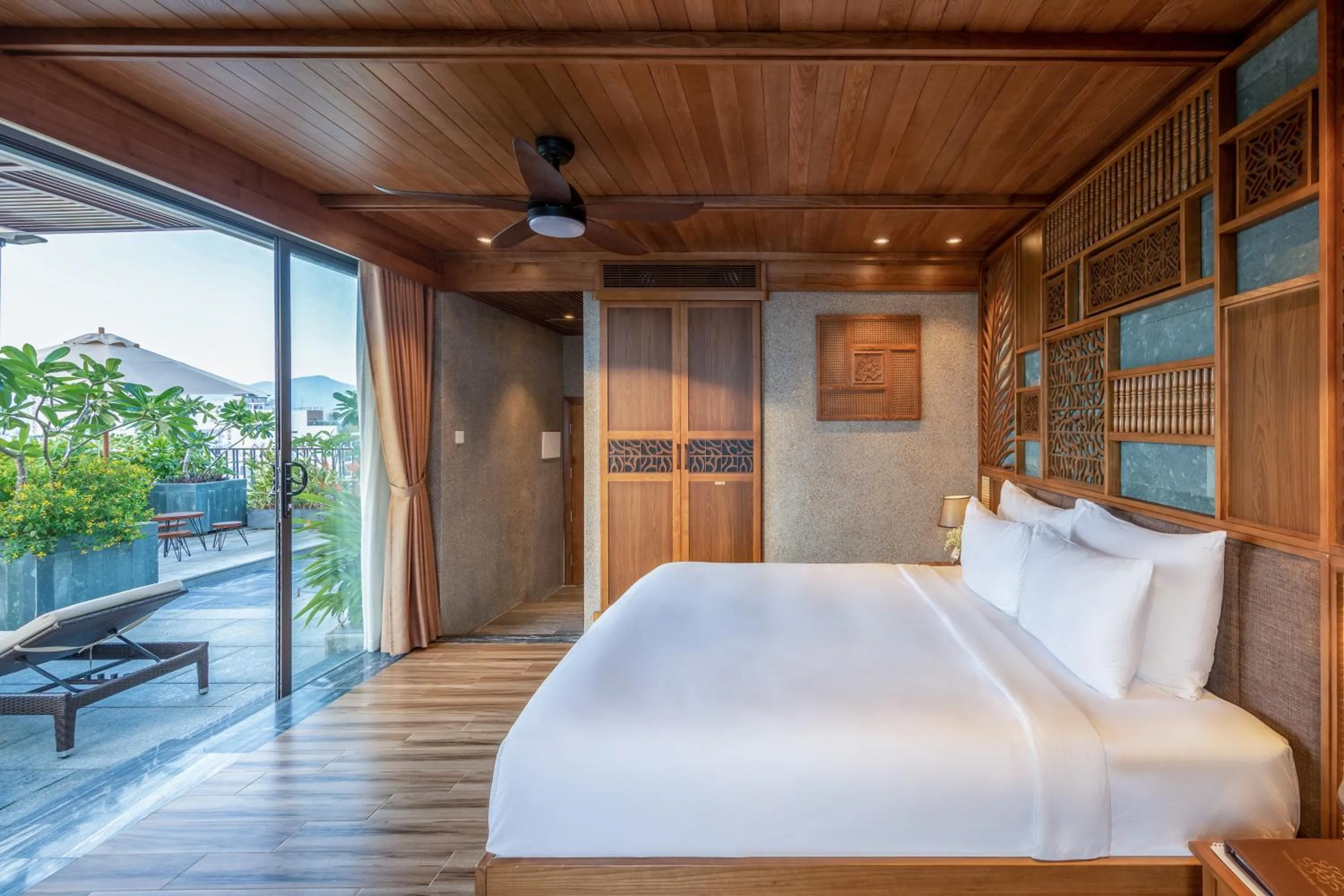 Bed in Bonny Boutique Hotel Da Nang