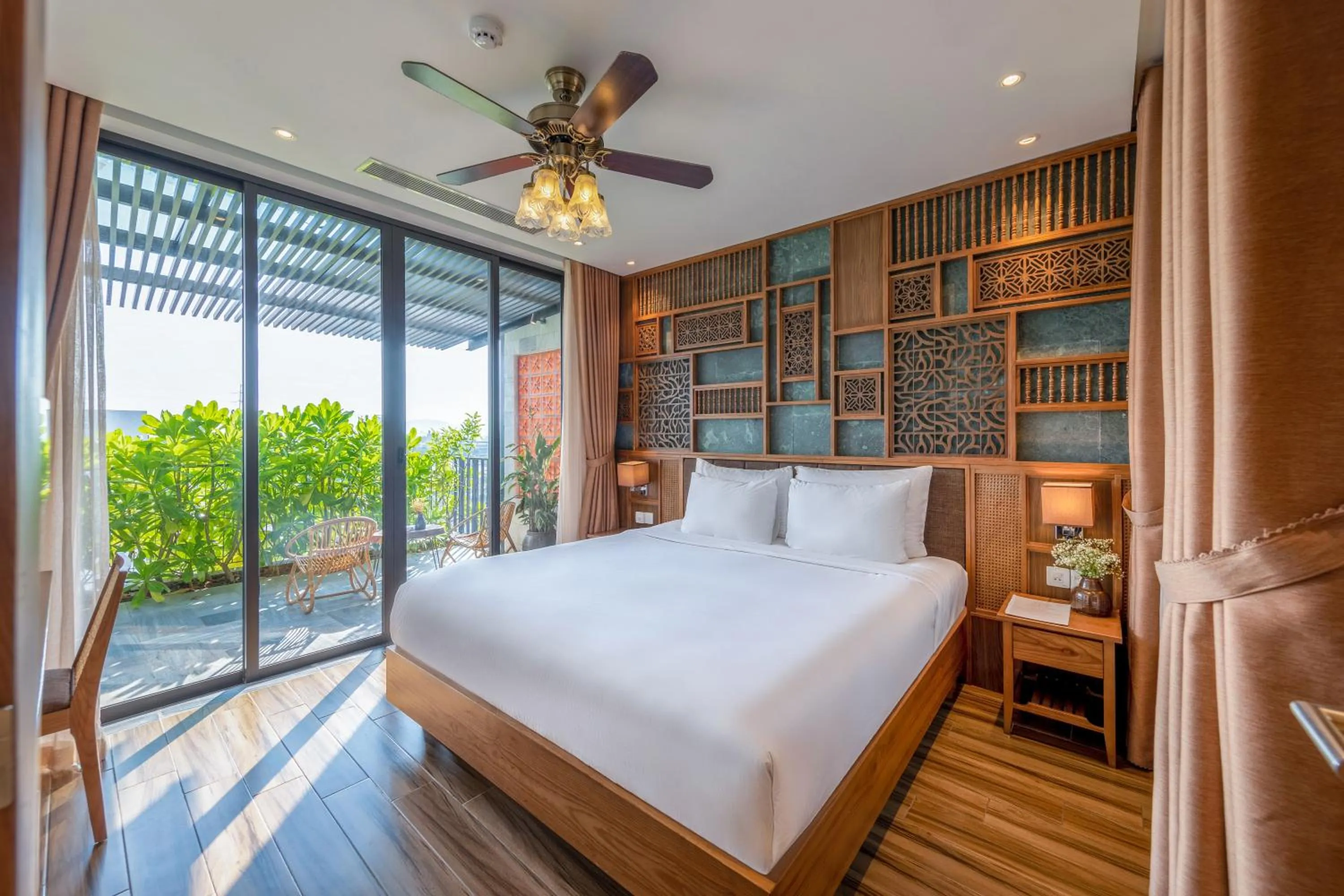Bed in Bonny Boutique Hotel Da Nang