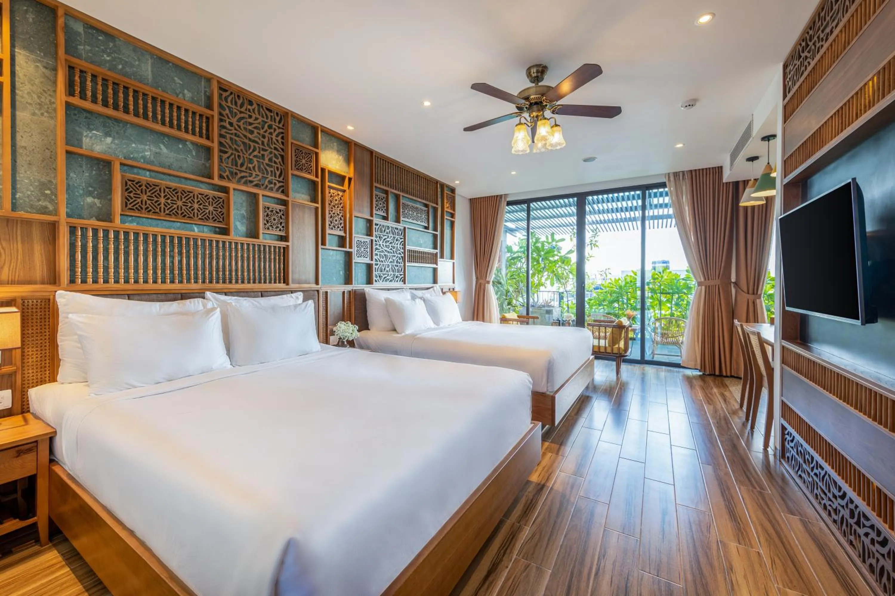Bed in Bonny Boutique Hotel Da Nang