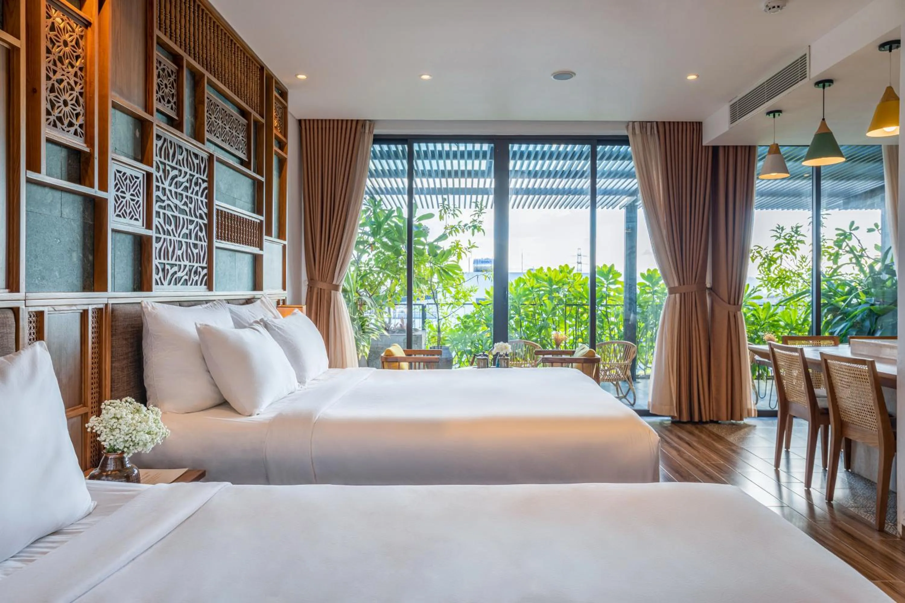 Bed in Bonny Boutique Hotel Da Nang