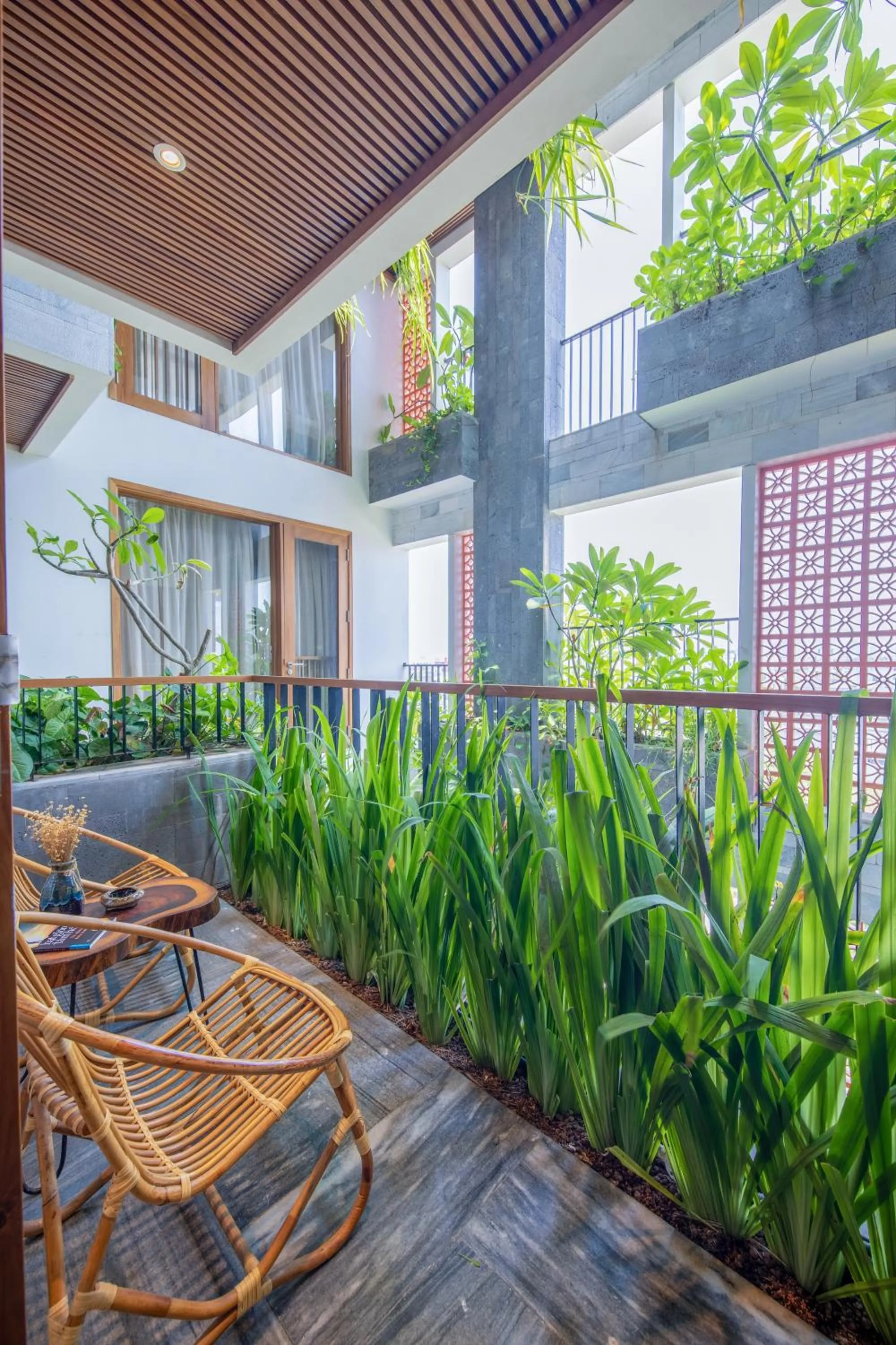 Balcony/Terrace in Bonny Boutique Hotel Da Nang