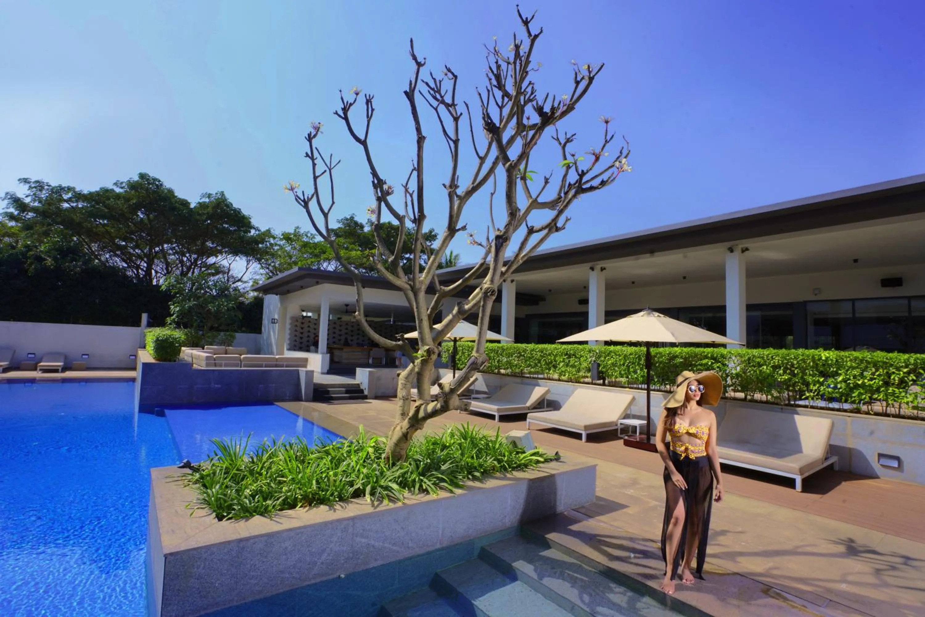 Pool view in BLVD Club - Near BENGALURU AIRPORT