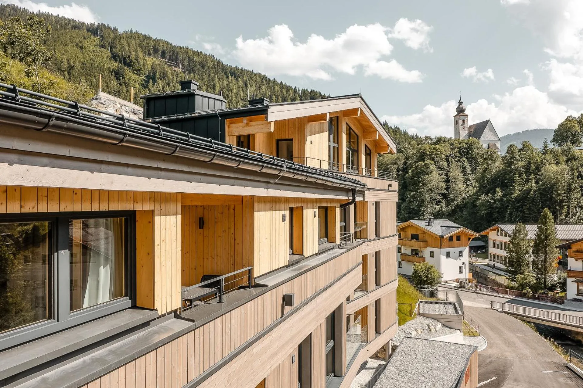 Property building in AlpenParks Wildbach Lodge Hochkönig