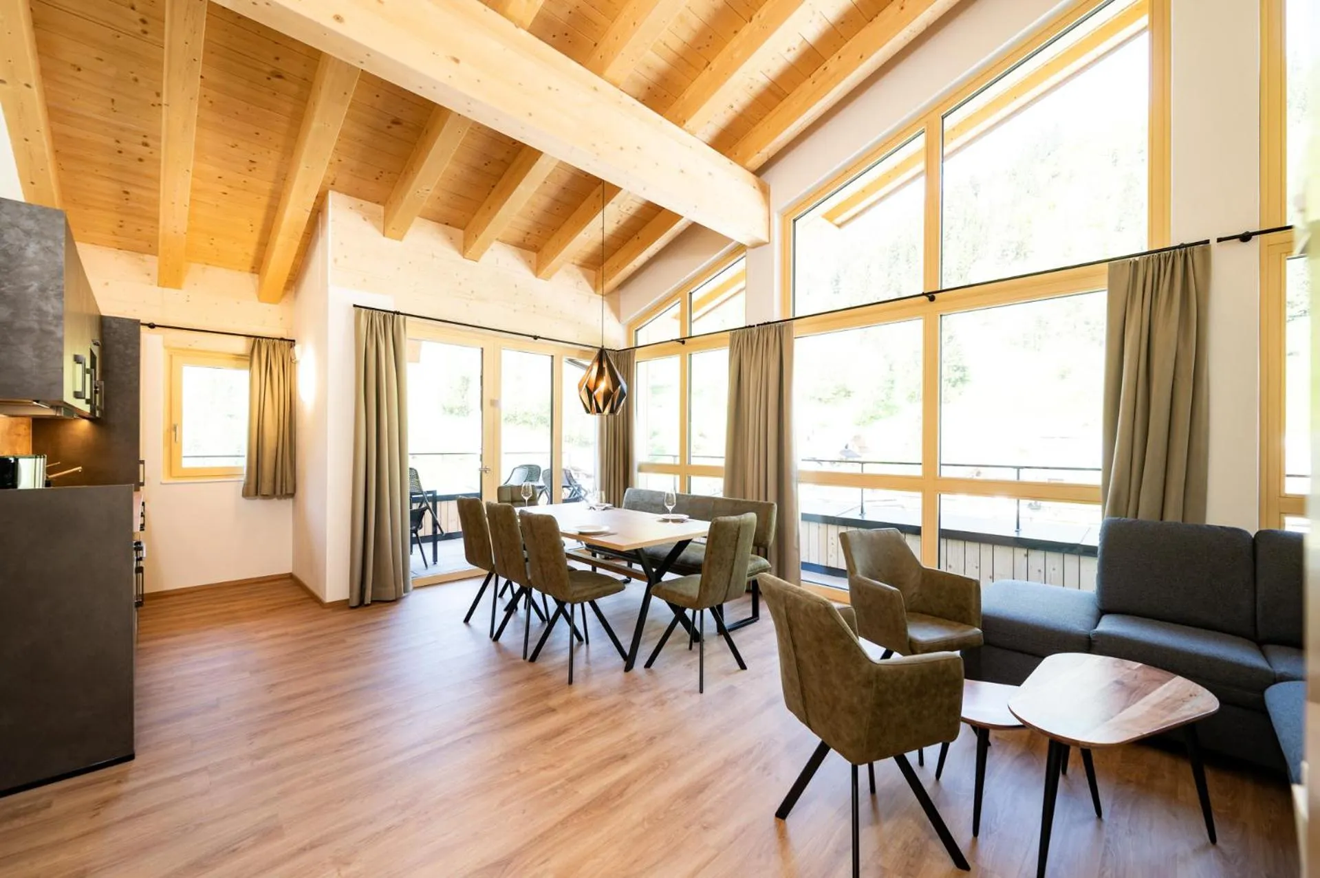Living room in AlpenParks Wildbach Lodge Hochkönig