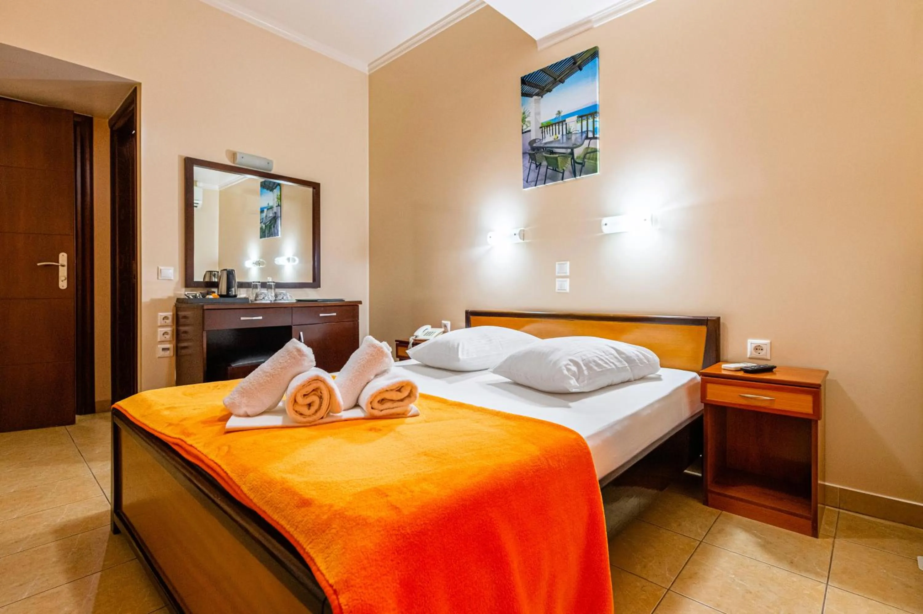 Bedroom, Bed in Faros I