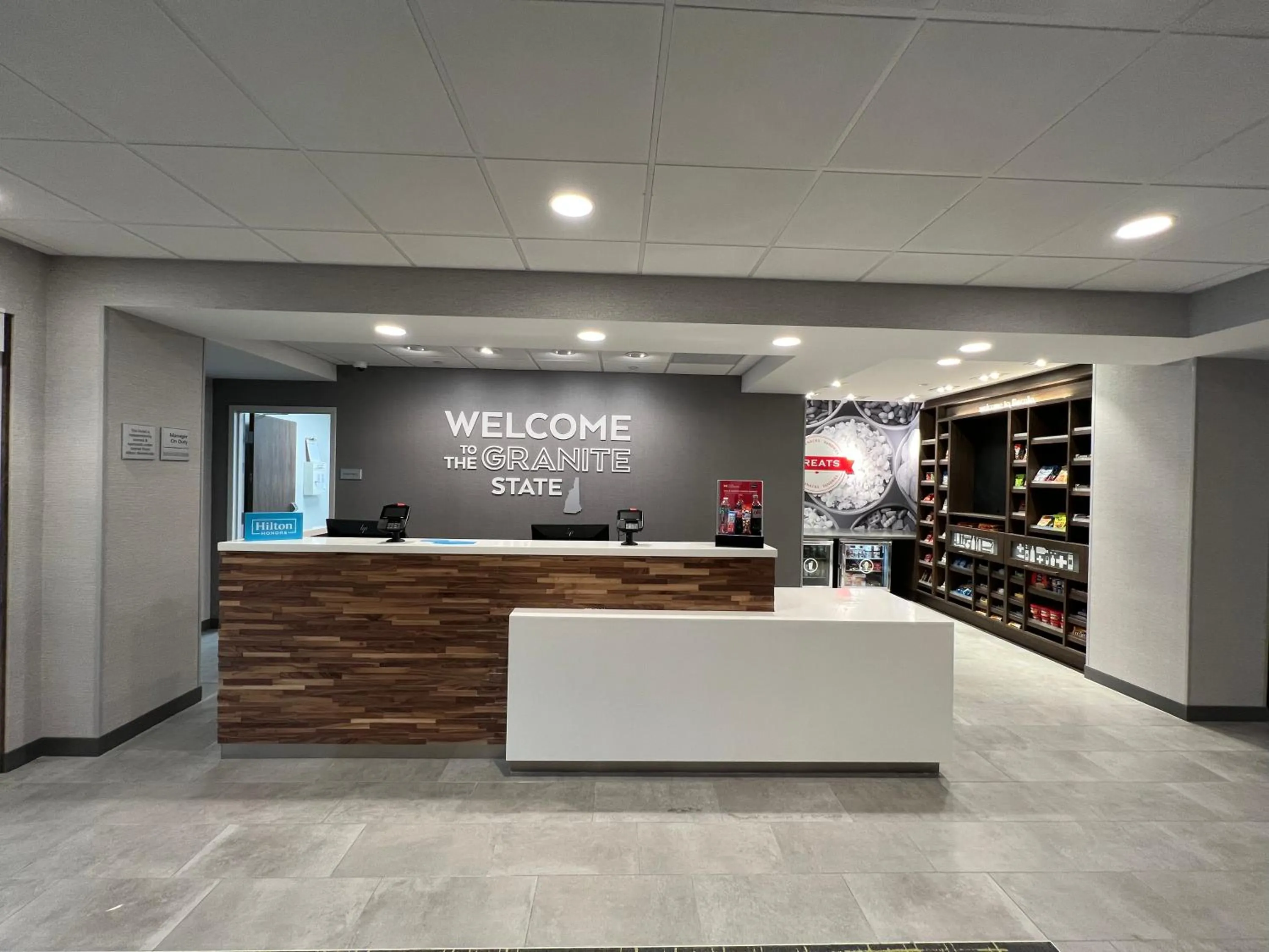 Lobby or reception in Hampton Inn Lincoln White Mountains