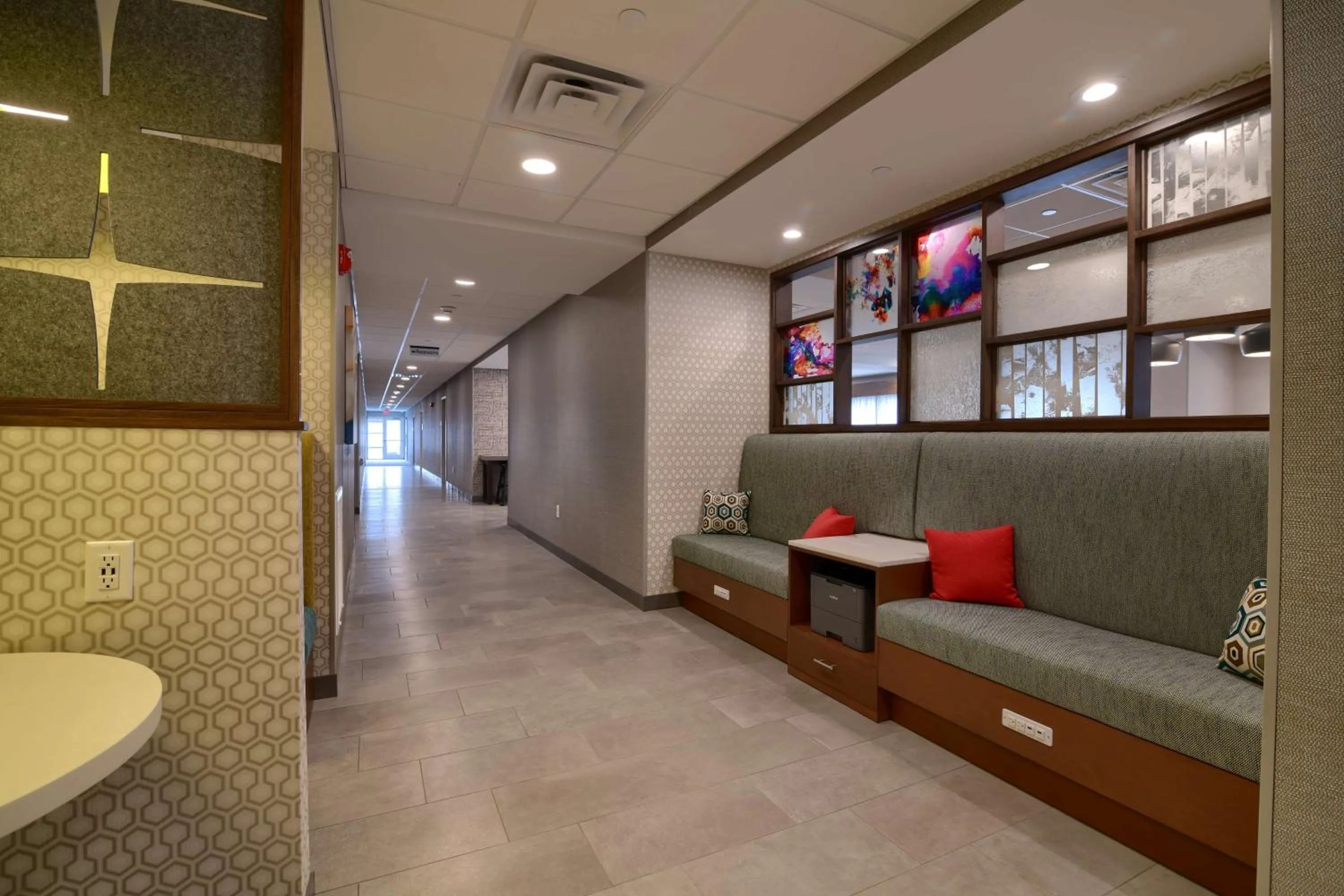 Lobby or reception in Hampton Inn Lincoln White Mountains