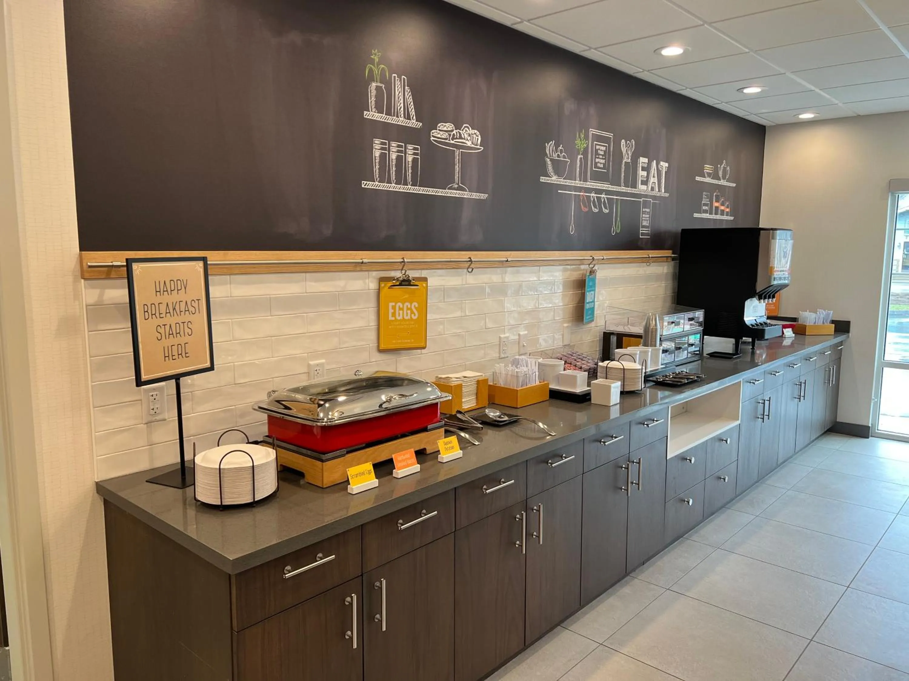 Breakfast in Hampton Inn Lincoln White Mountains