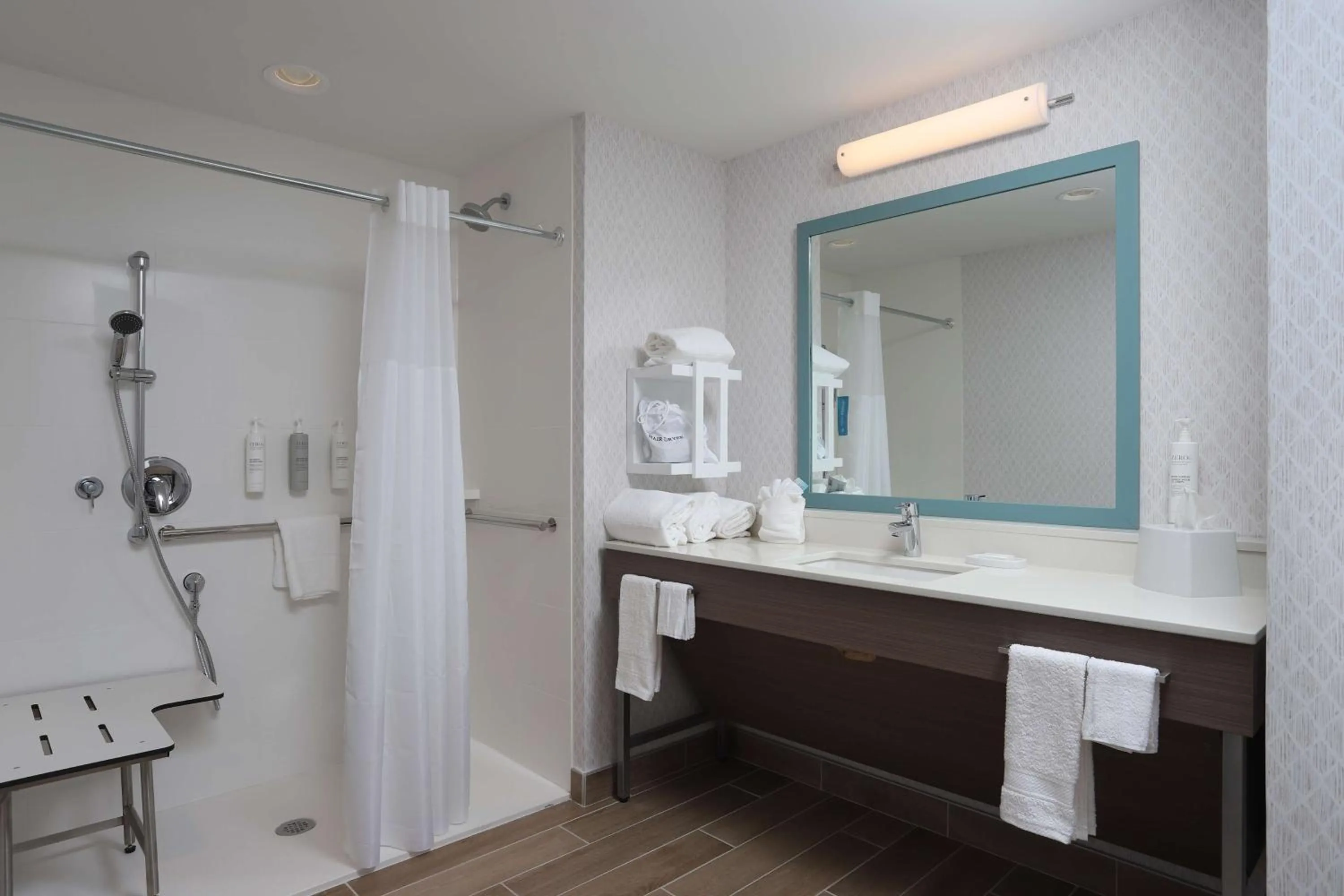 Bathroom in Hampton Inn & Suites Manistee, Mi