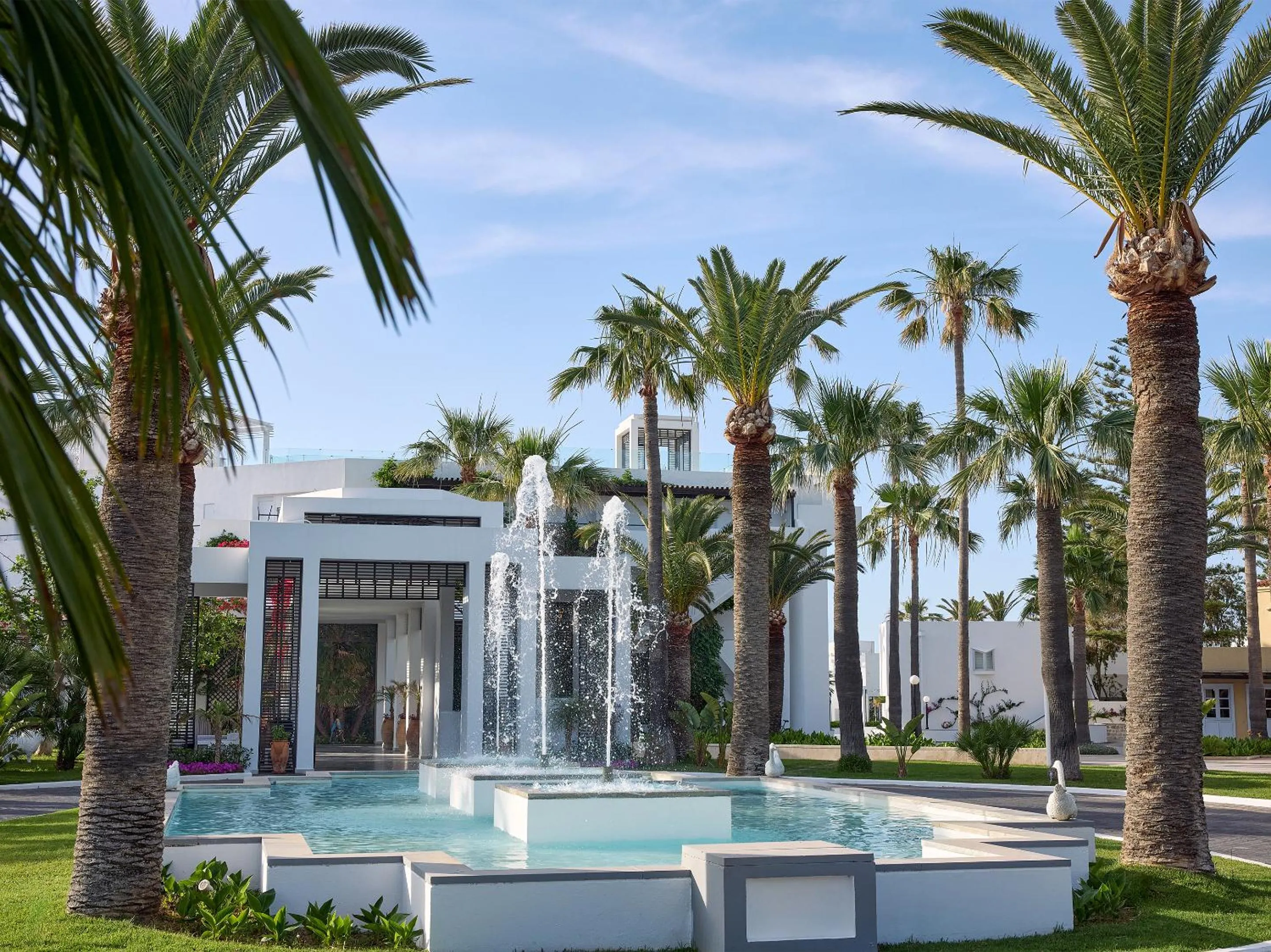 Facade/entrance in Grecotel Creta Palace