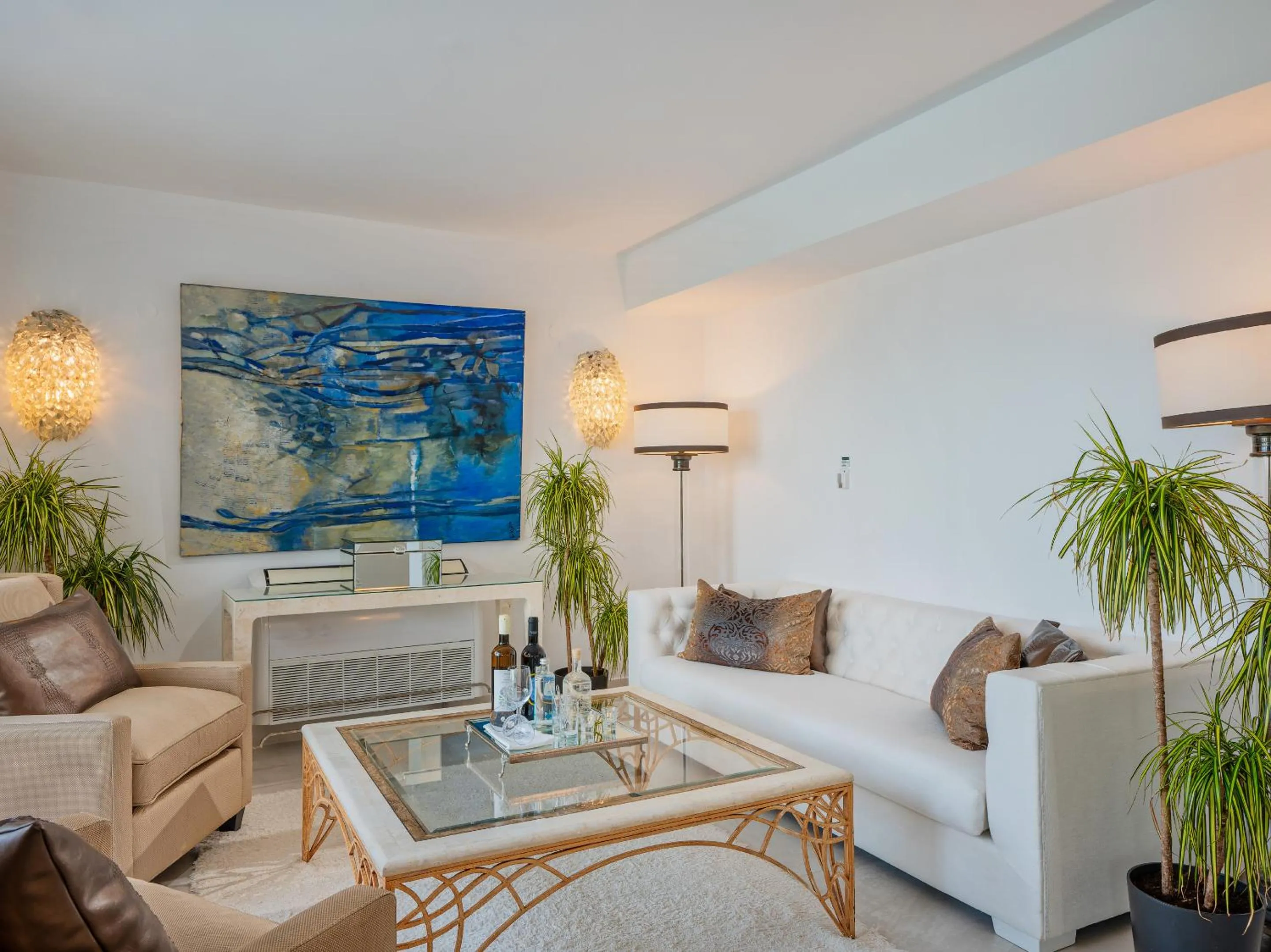 Living room in Grecotel Creta Palace