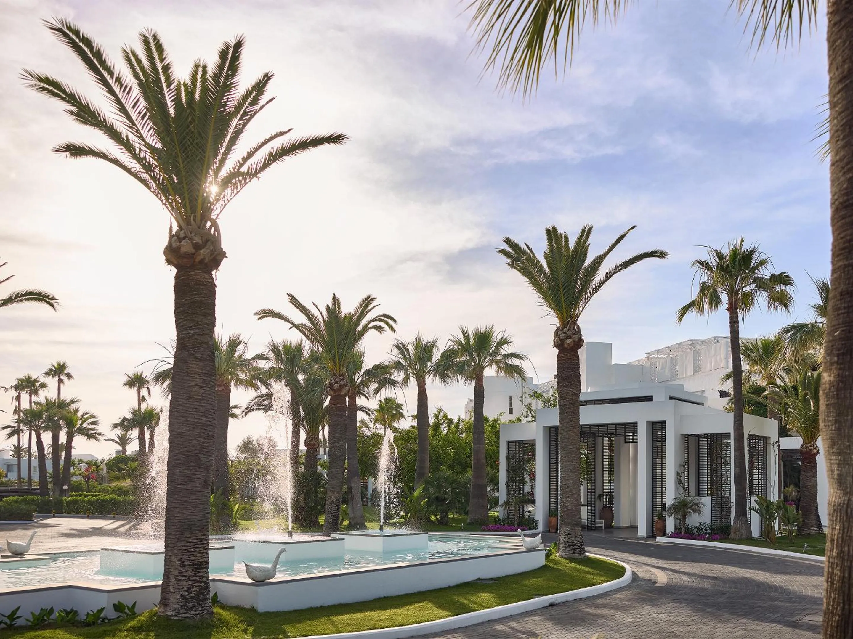 Facade/entrance in Grecotel Creta Palace