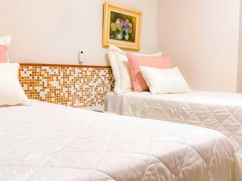 Bed in Porty Brasil Hotel