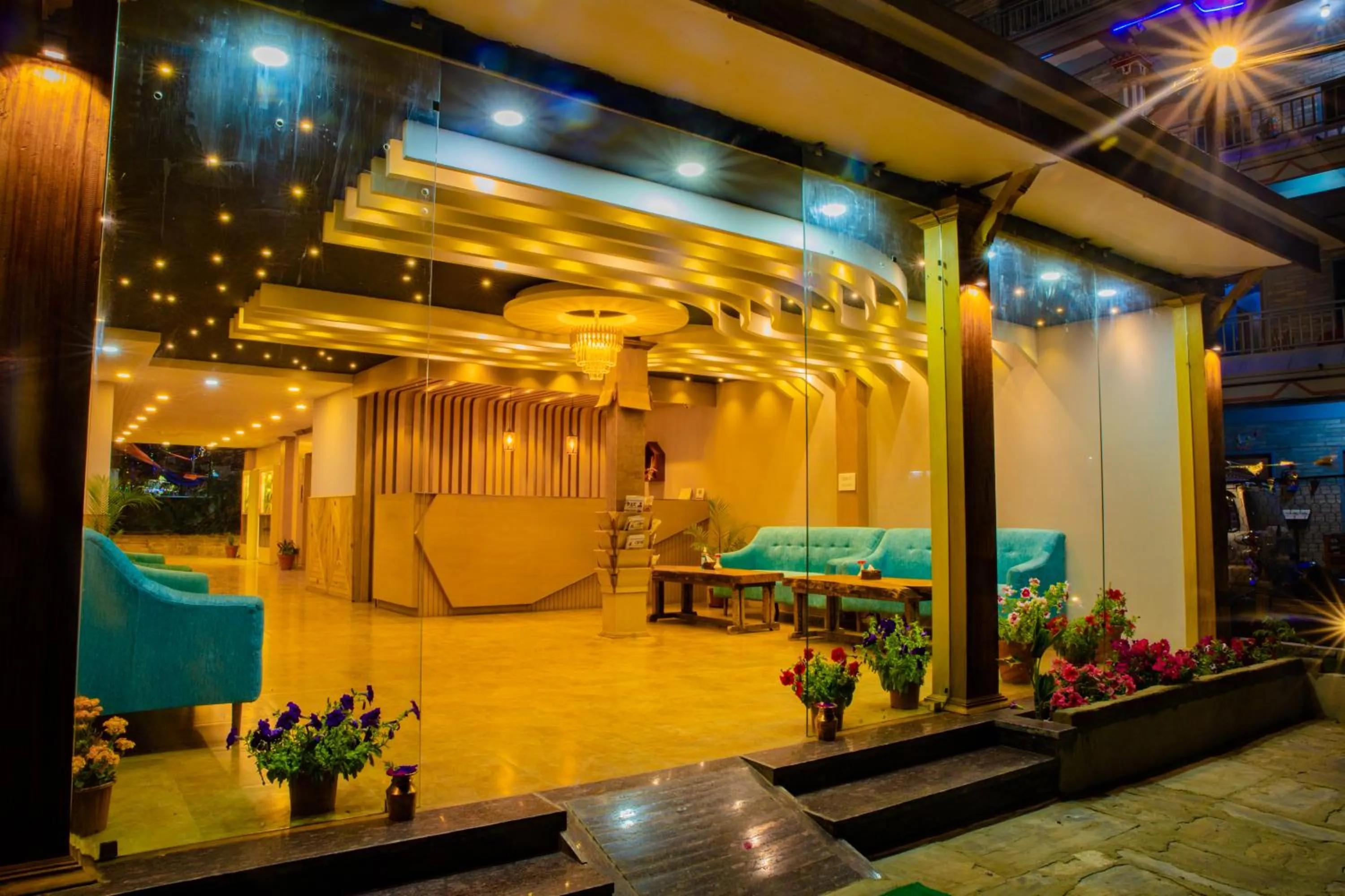 Lobby or reception in Majheri Resort and Spa