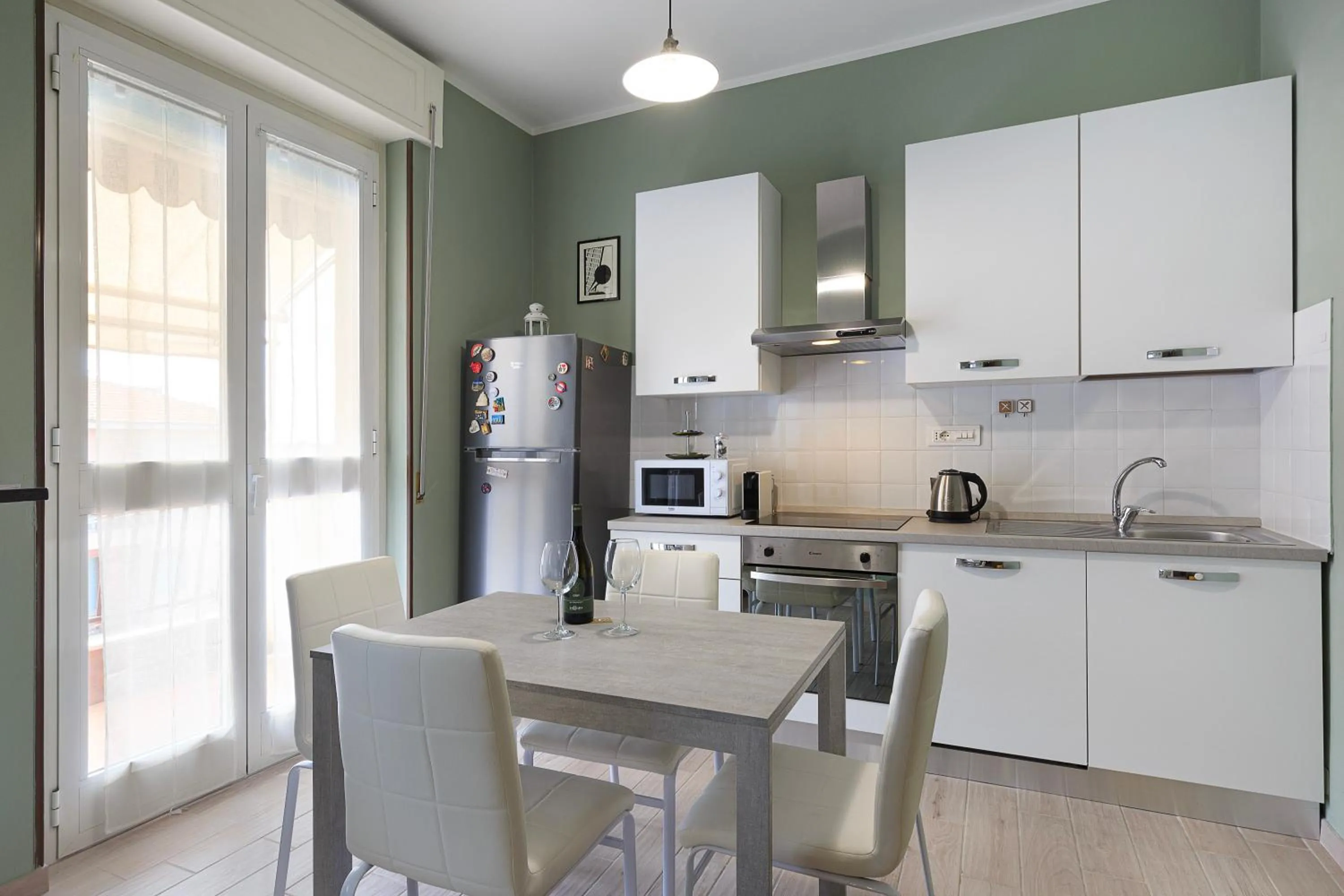 Kitchen or kitchenette in Appartamento Dante