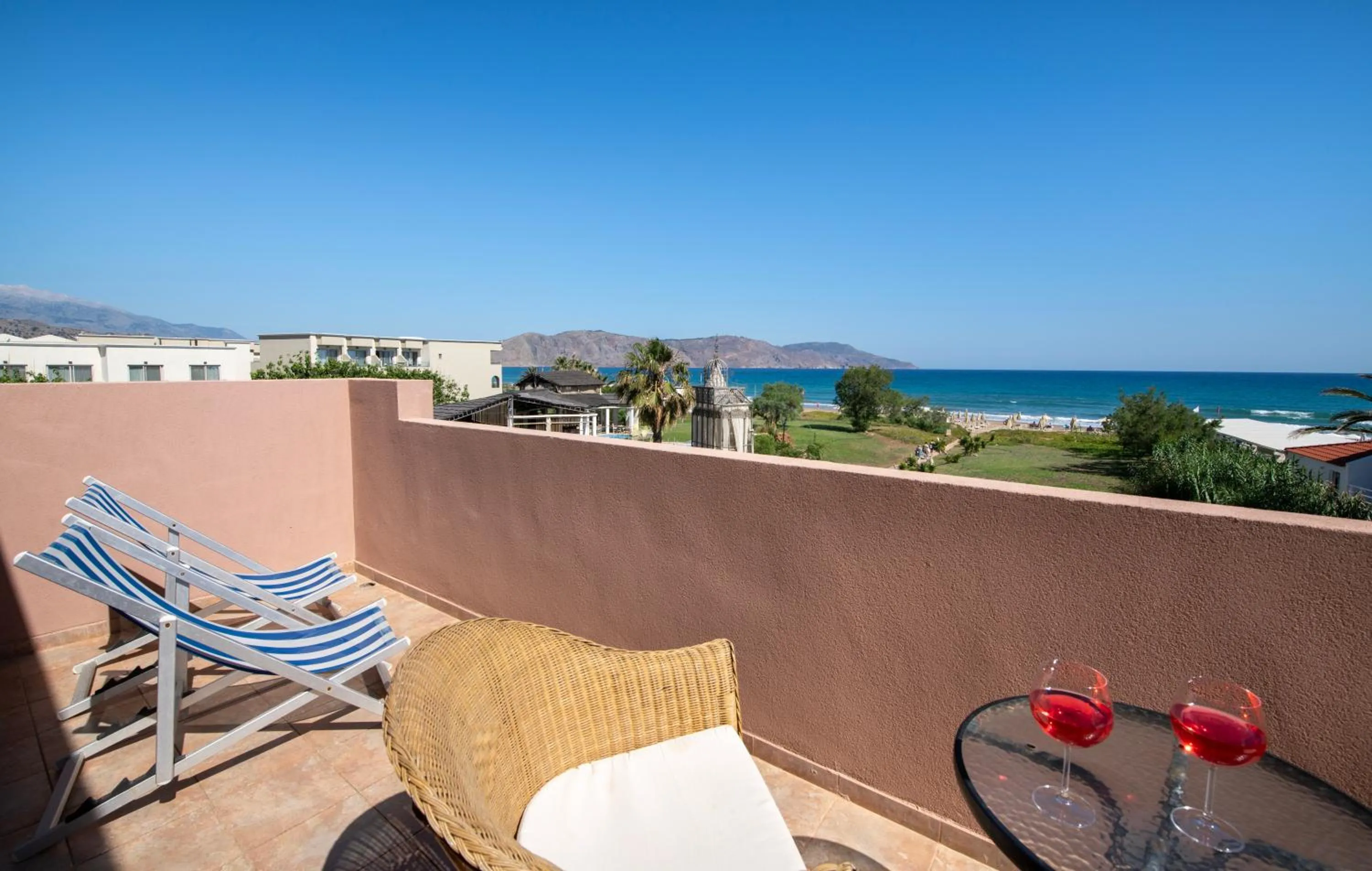 Balcony/Terrace in Orpheas Resort Hotel (Adults Only)