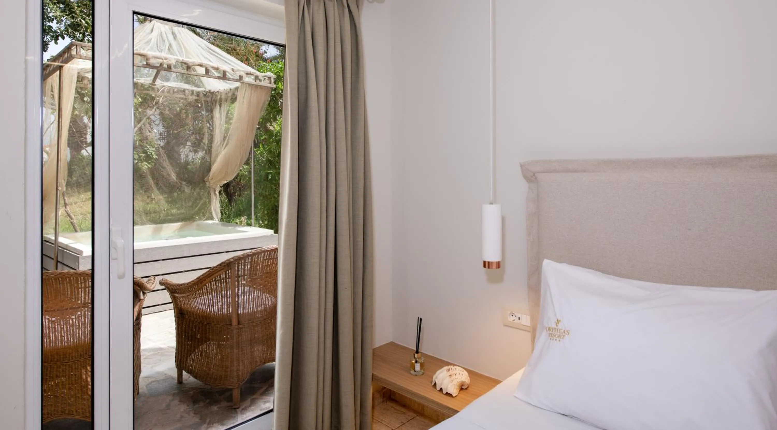 Bedroom, Bed in Orpheas Resort Hotel (Adults Only)