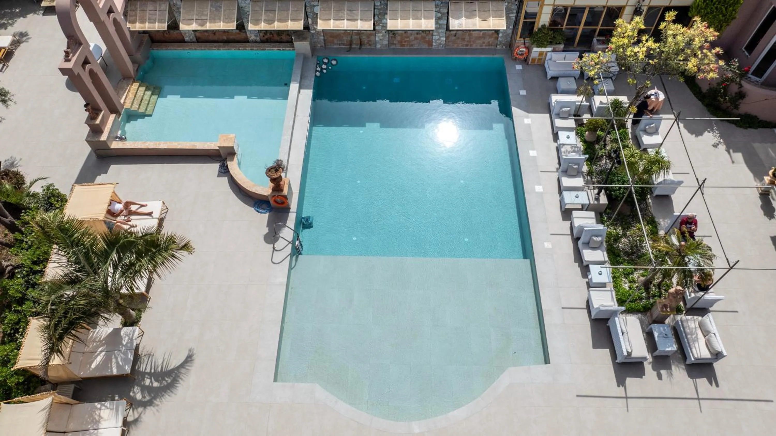 Swimming pool in Orpheas Resort Hotel (Adults Only)