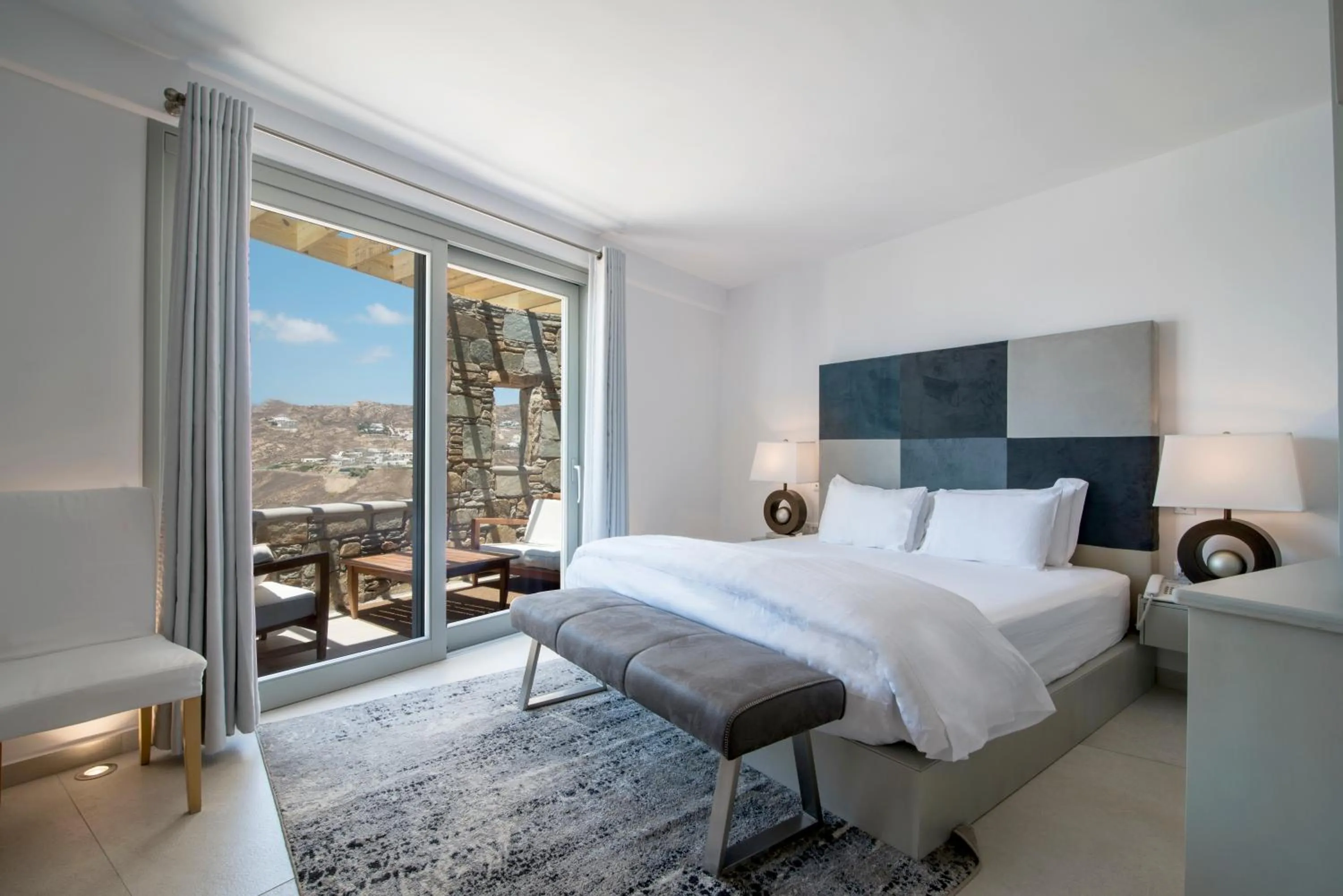 Bed in Greco Philia Hotel Boutique