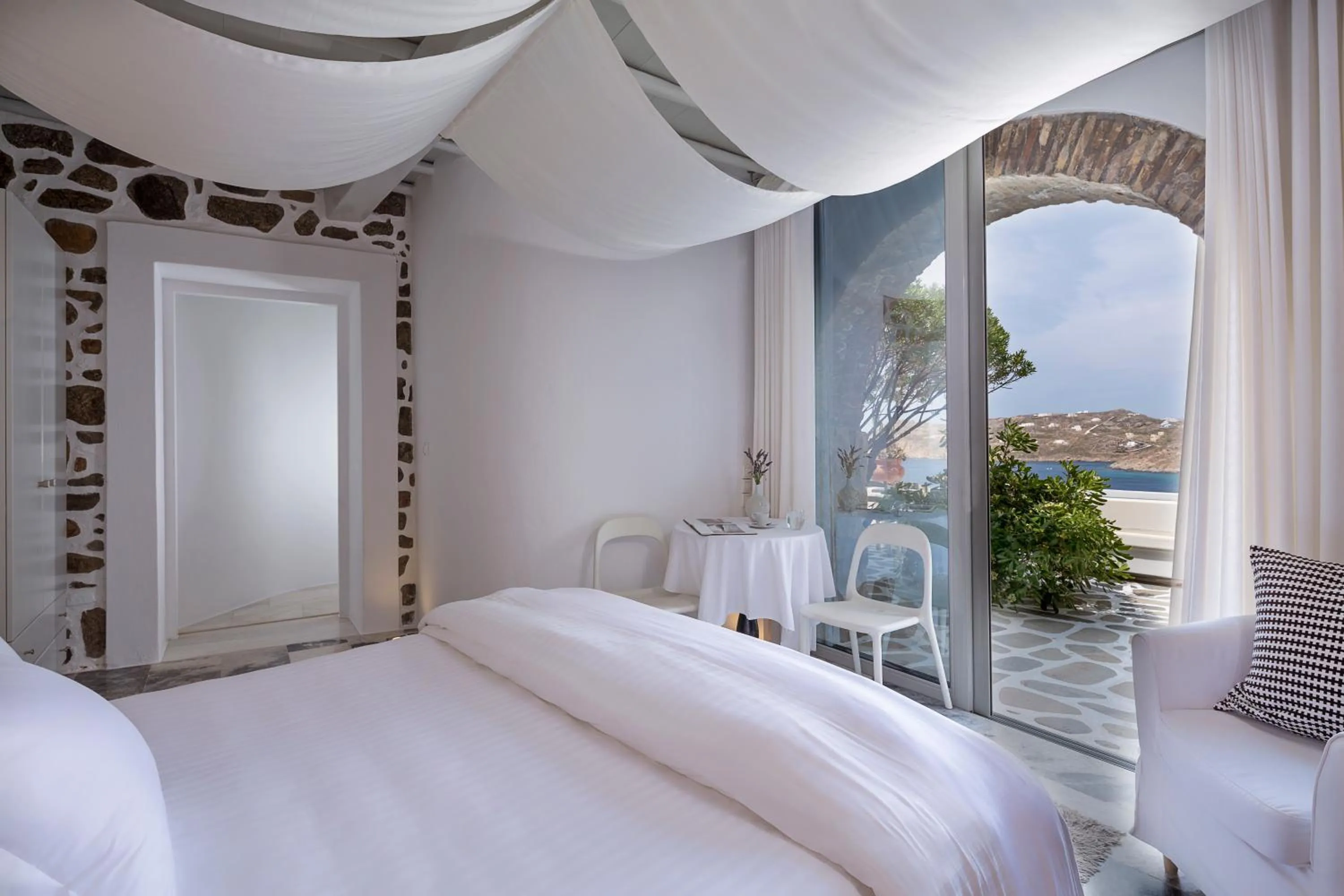 Bed in Greco Philia Hotel Boutique