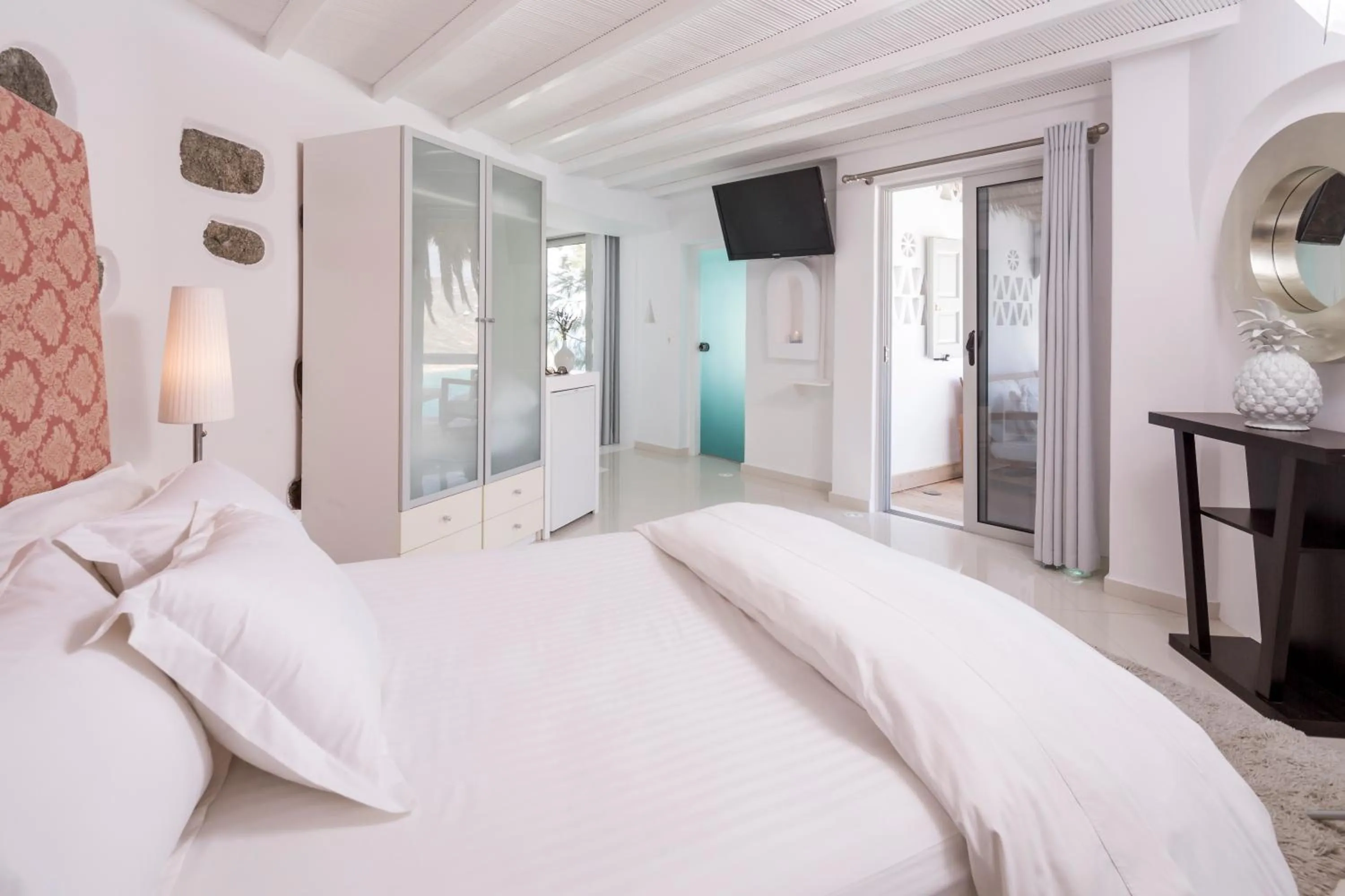 Bed in Greco Philia Hotel Boutique