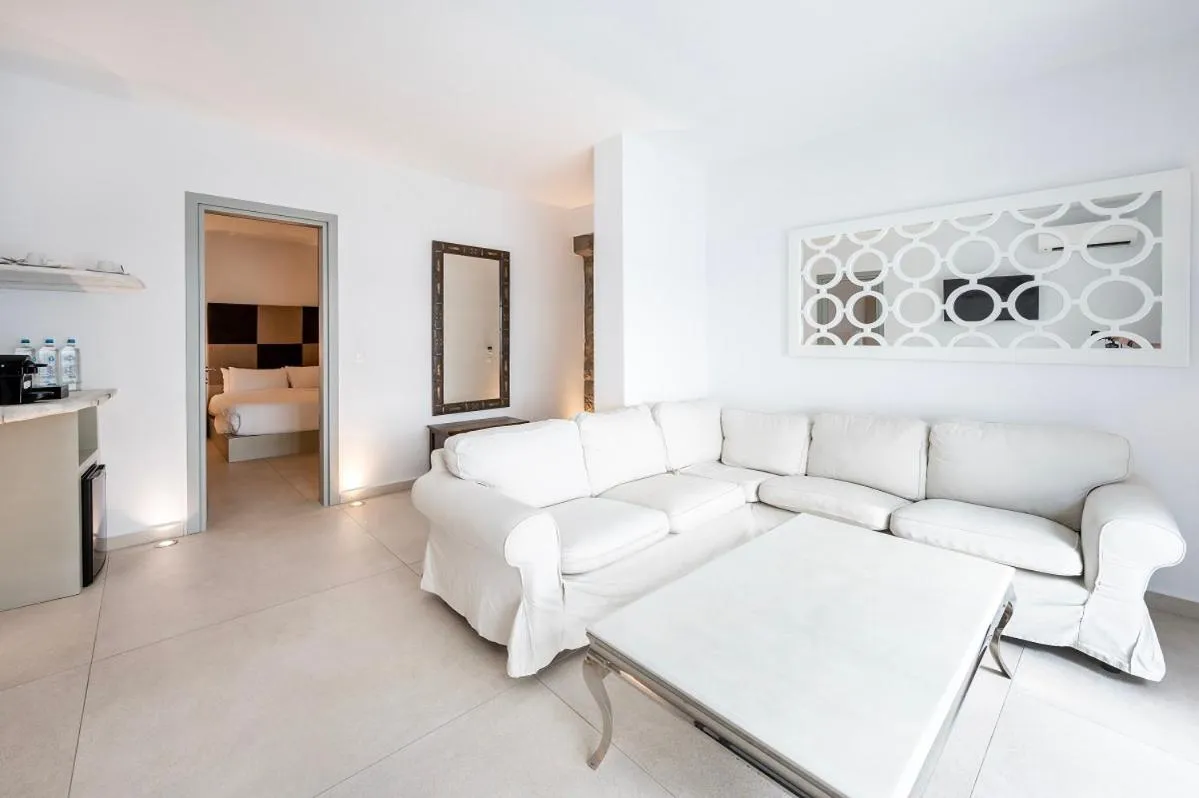 Seating area in Greco Philia Hotel Boutique