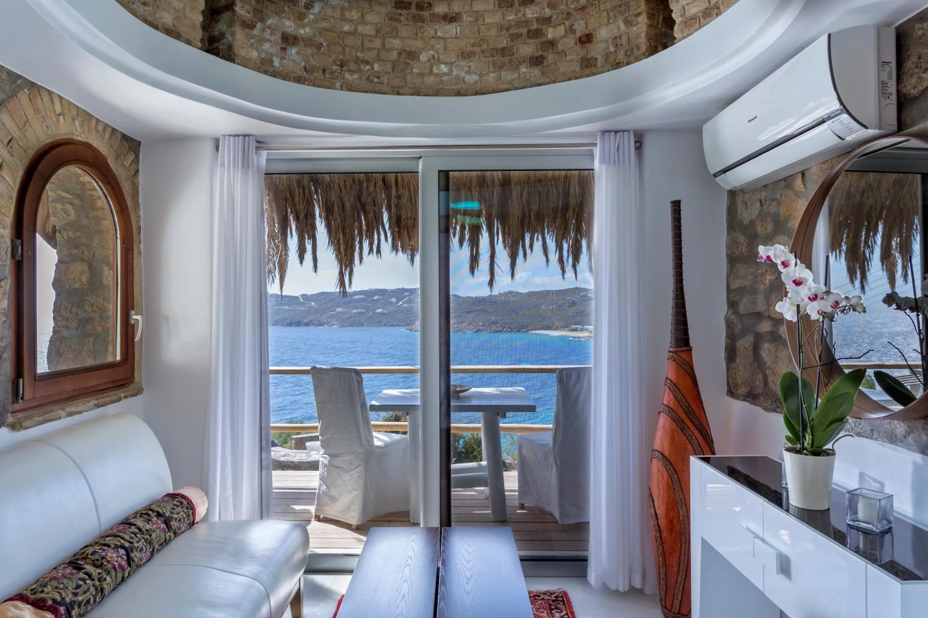 Seating area in Greco Philia Hotel Boutique