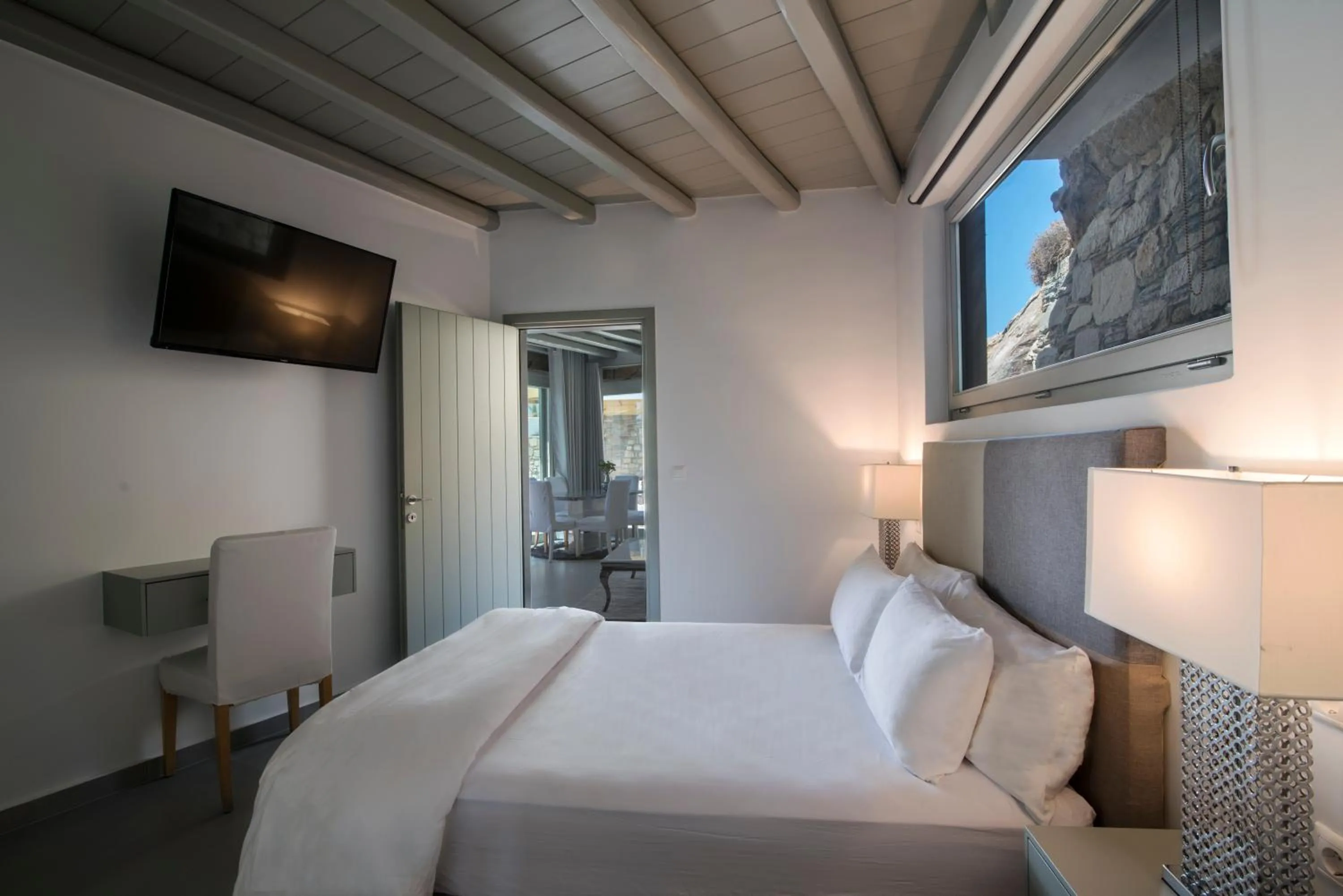 Bed in Greco Philia Hotel Boutique