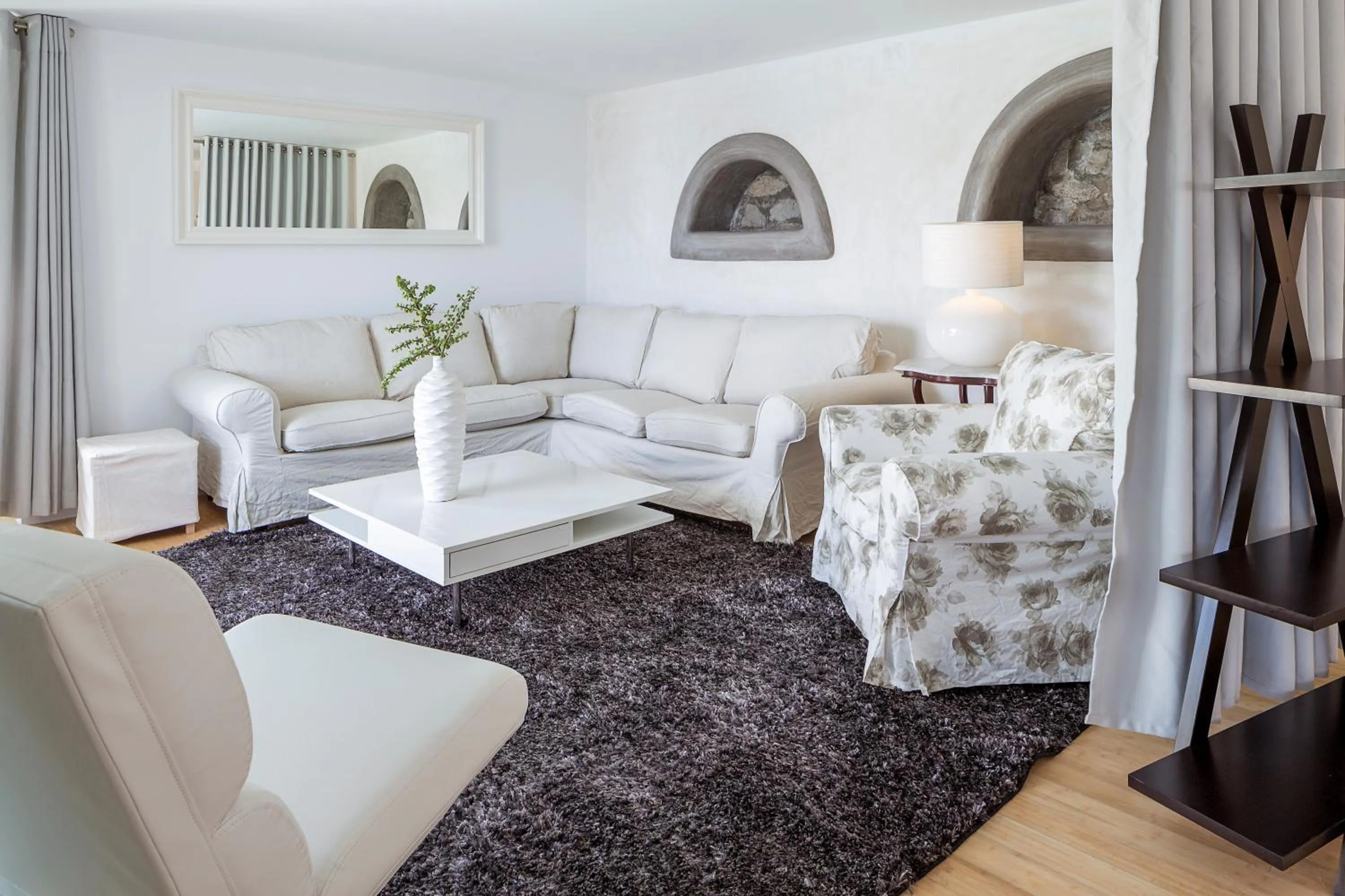 Seating area in Greco Philia Hotel Boutique