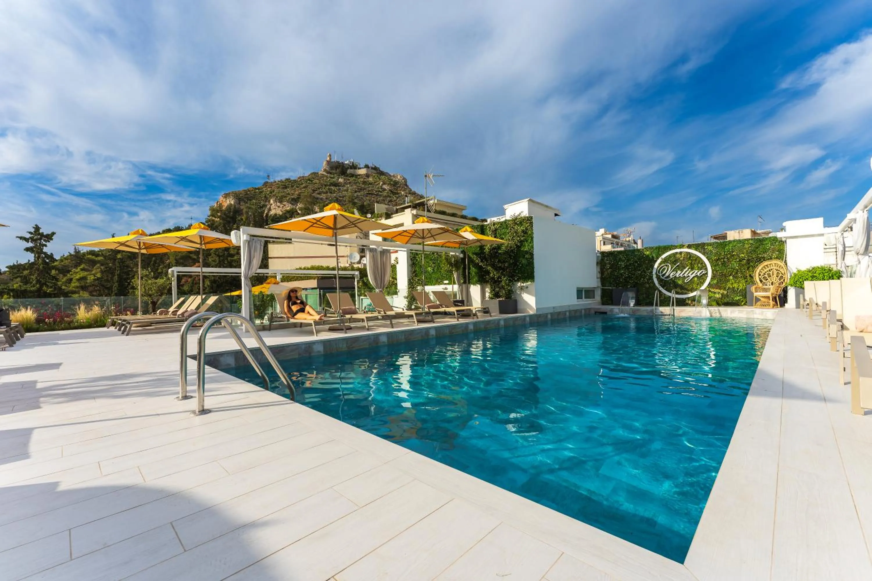 Pool view in St George Lycabettus Lifestyle Hotel