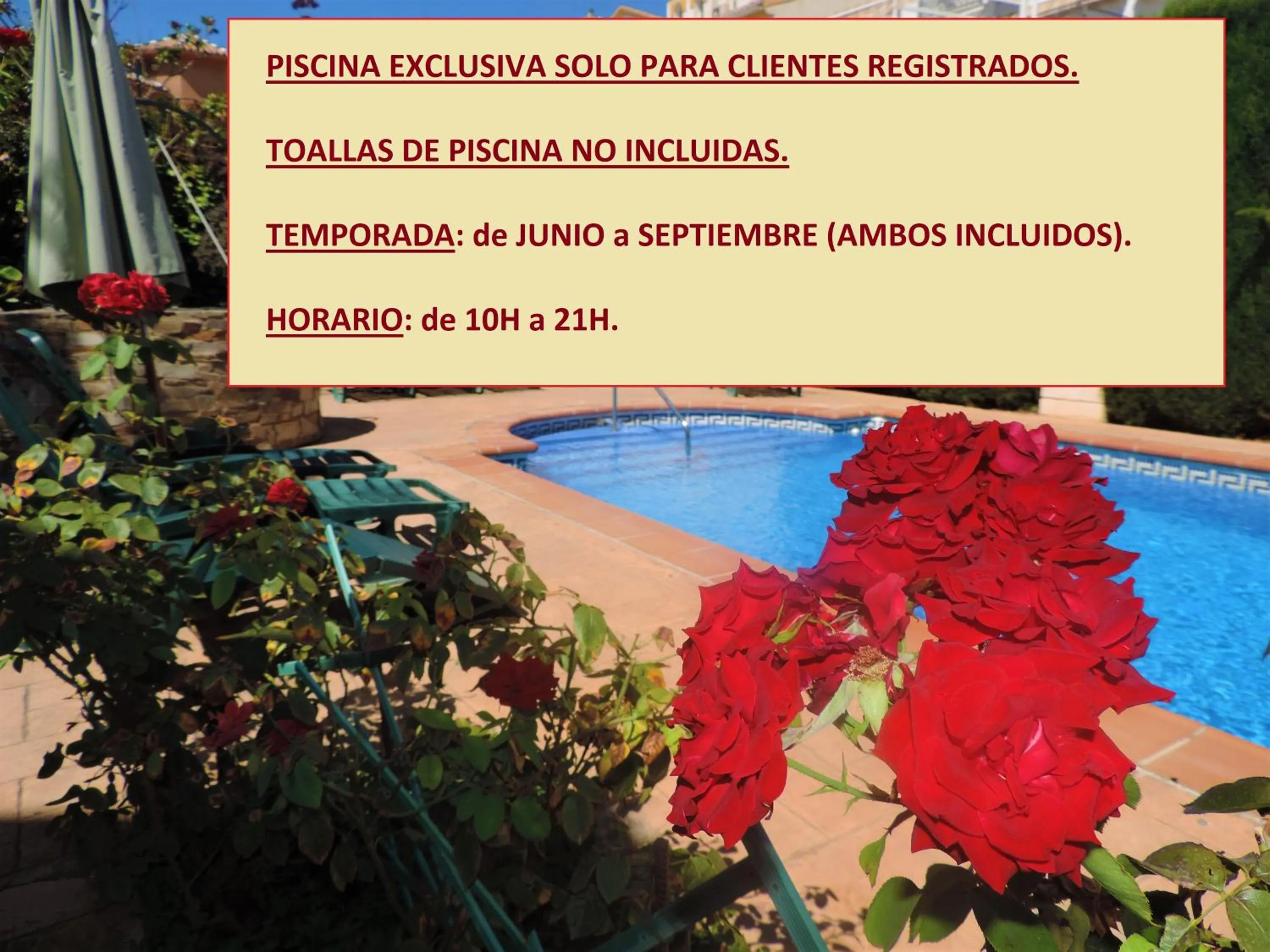 Swimming pool in APARTAMENTOS CASERIA DE COMARES